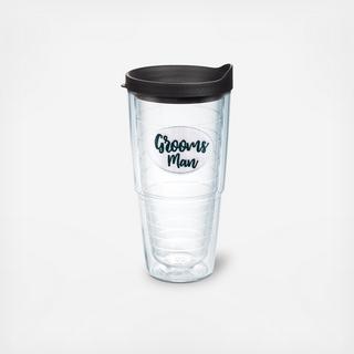 Groomsman Tumbler with Travel Lid