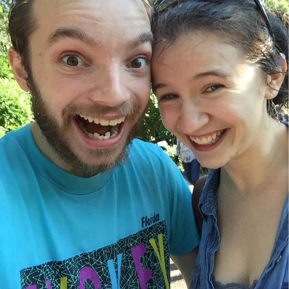 And just before this photo was taken, Johanna proved that she really loved Charlie by going on splashy rides at Disney.
