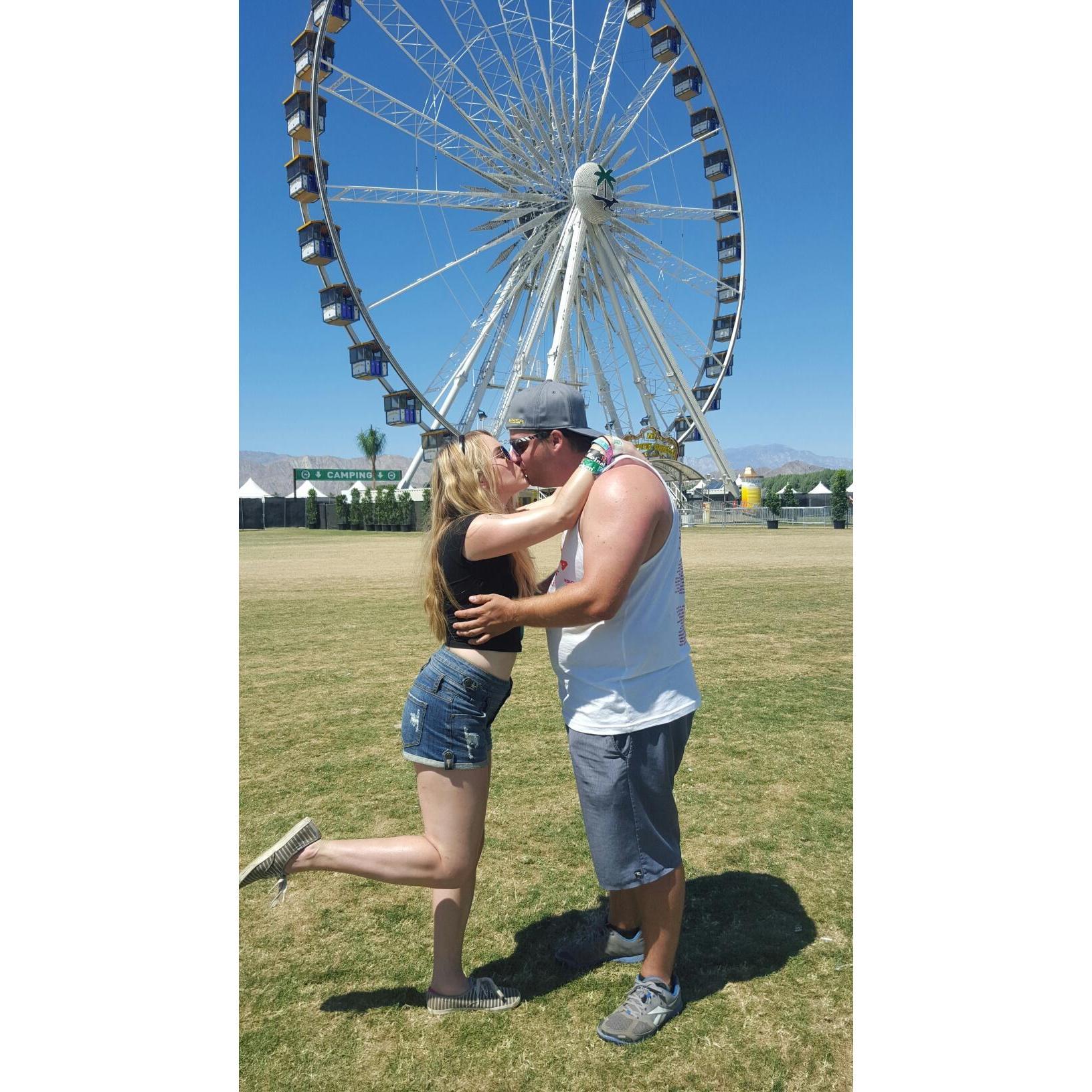 First time at Coachella Music Festival