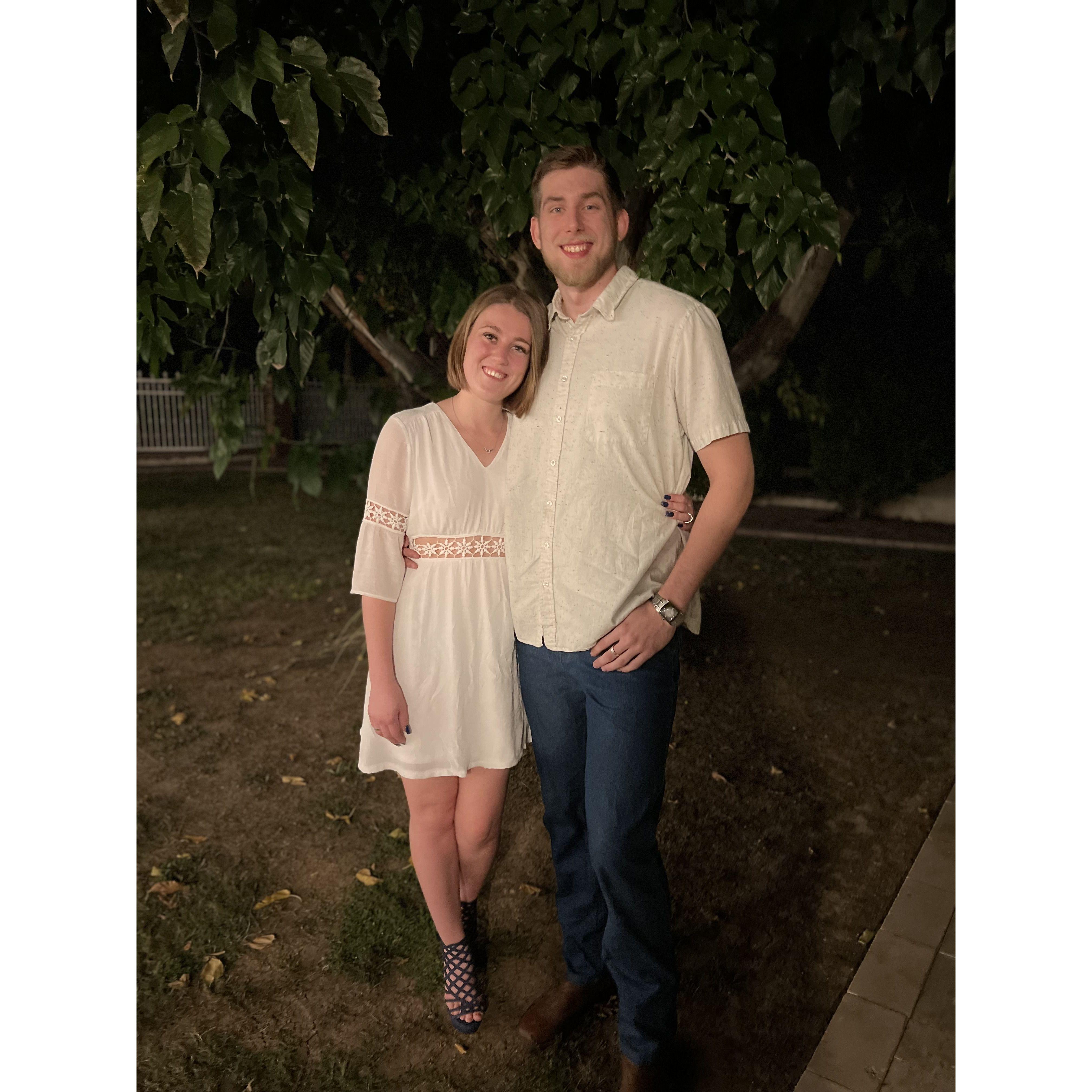 The night we got engaged