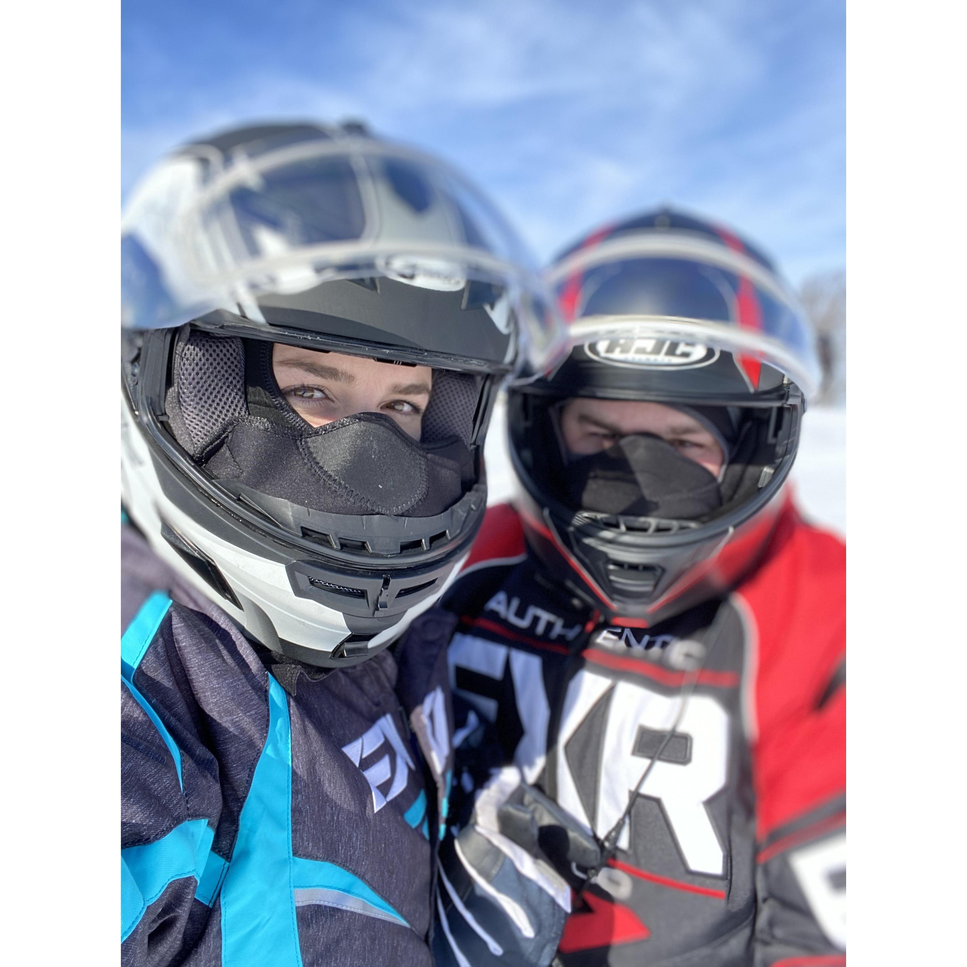 Snowmobiling - Island Pond, VT.