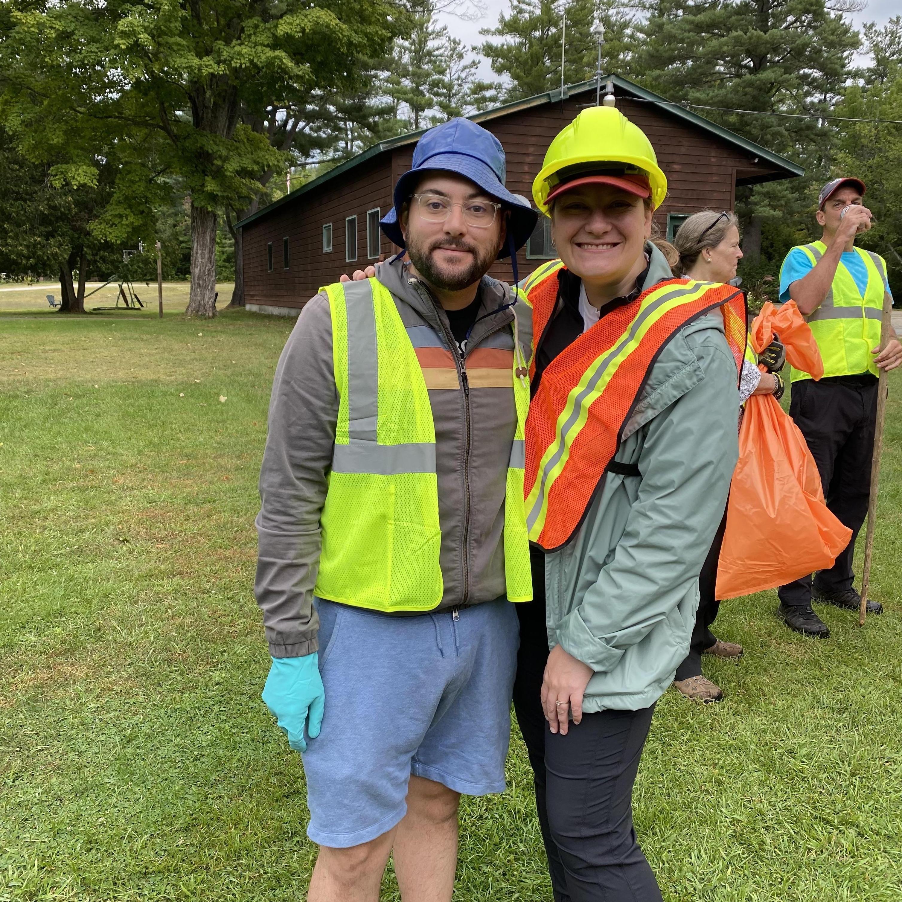 Adopt-A-Highway litter pick-up in the Adirondacks, NY on September 5, 2021.
