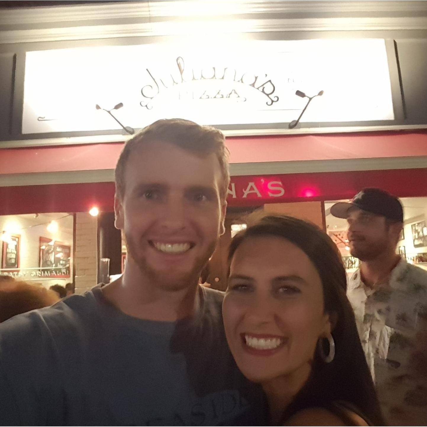Our favorite pizza in New York City - Juliana's! We ate here every time I went to visit Sarah.