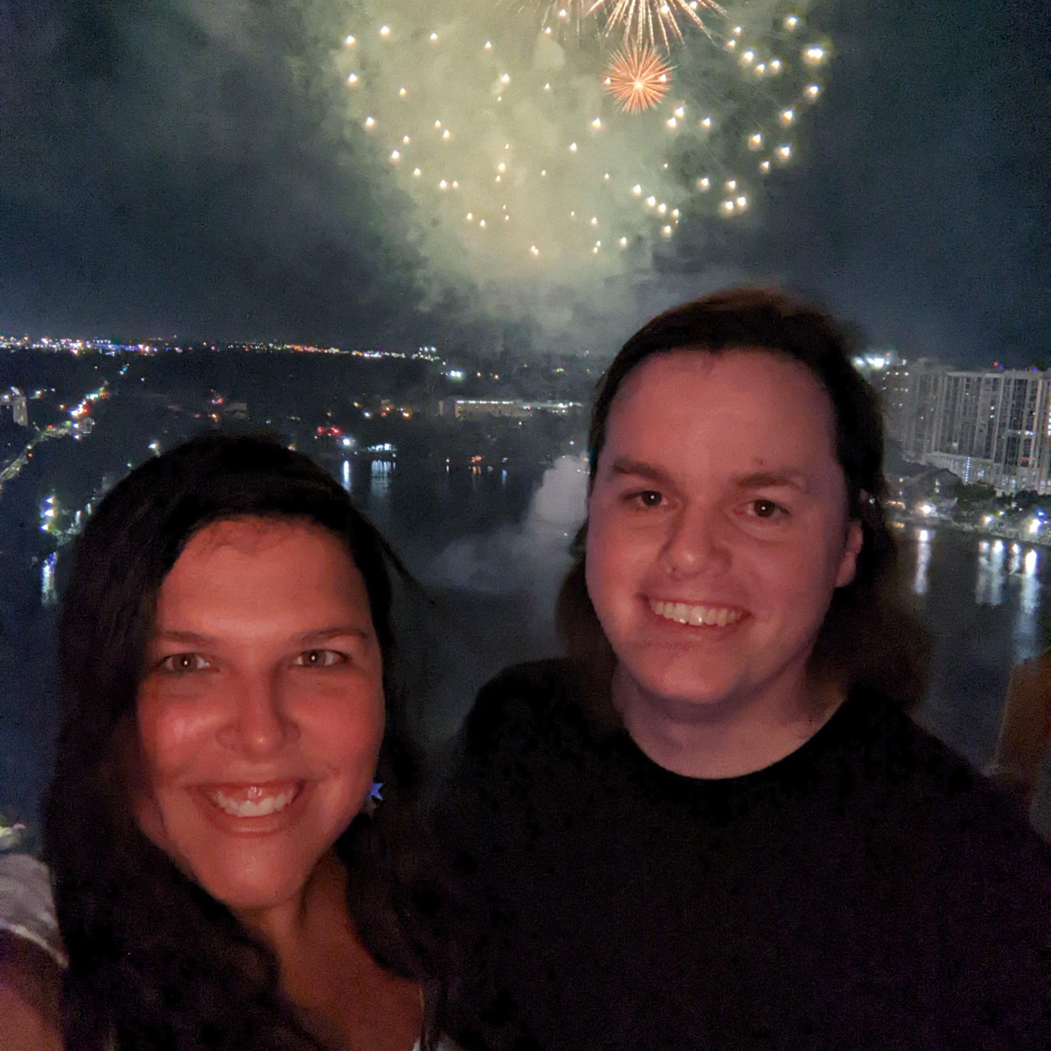 4th of July fireworks at Lake Eola