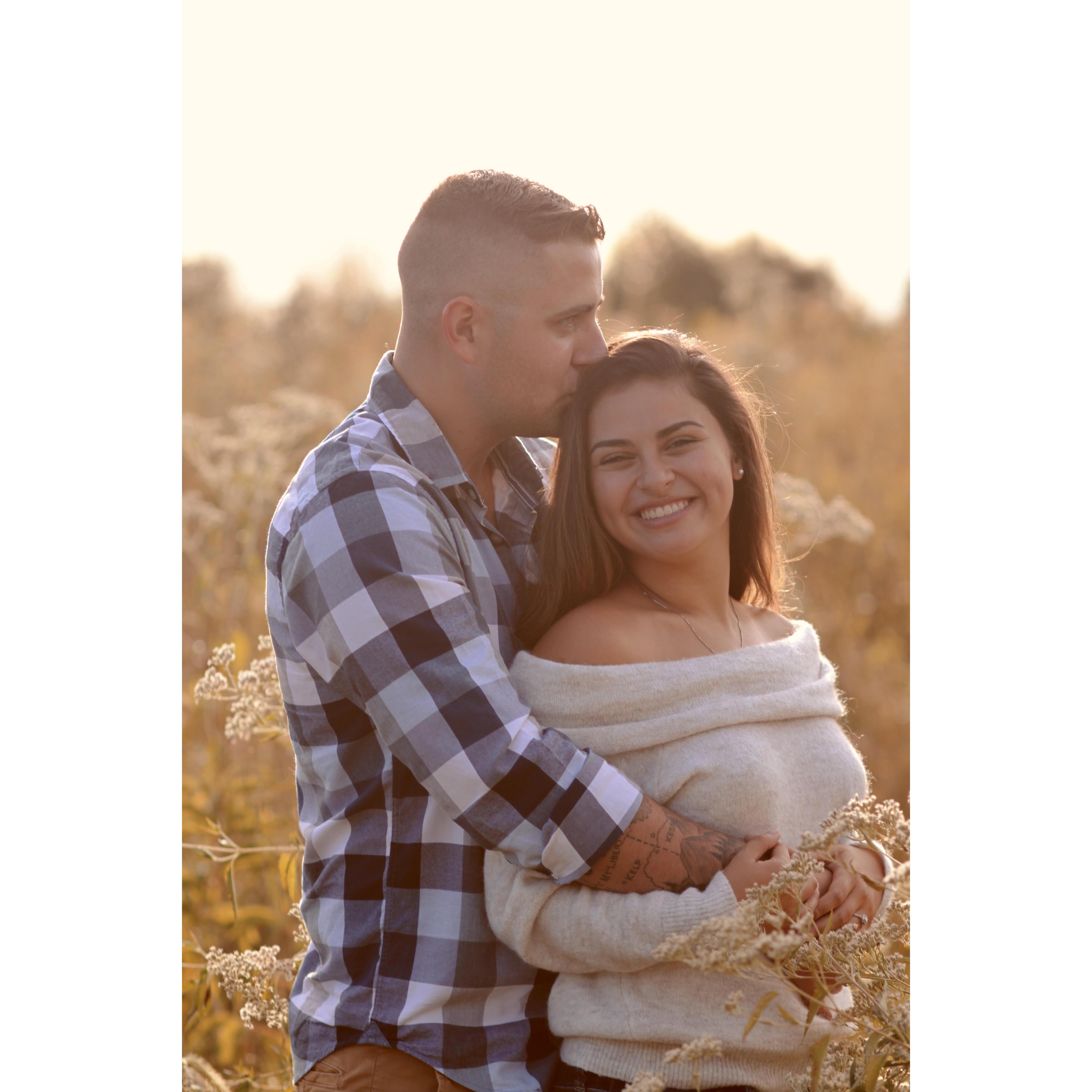 Our gorgeous engagement pictures shot by Haley Mora
