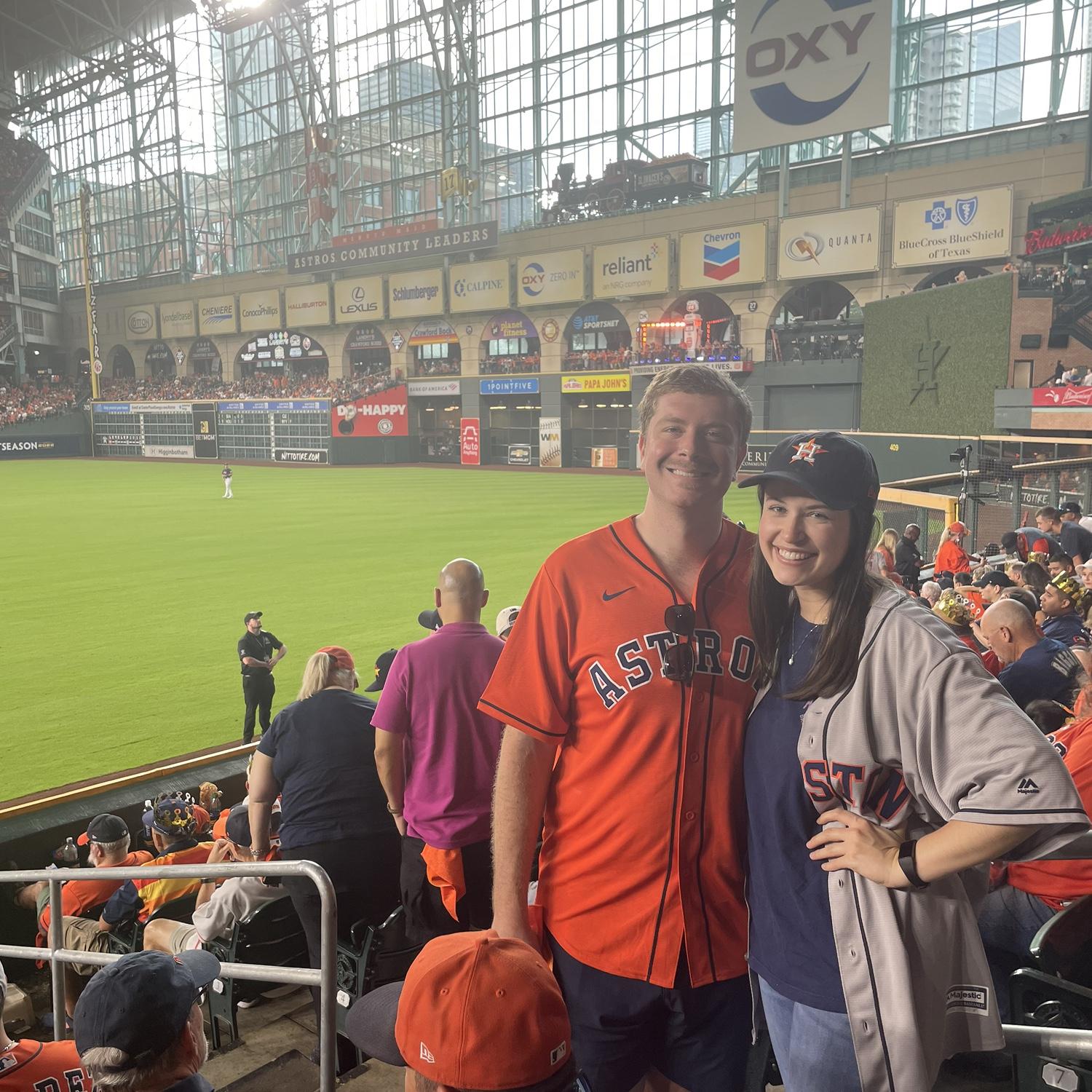 2022 - Jackie moves to Houston. Go 'Stros!