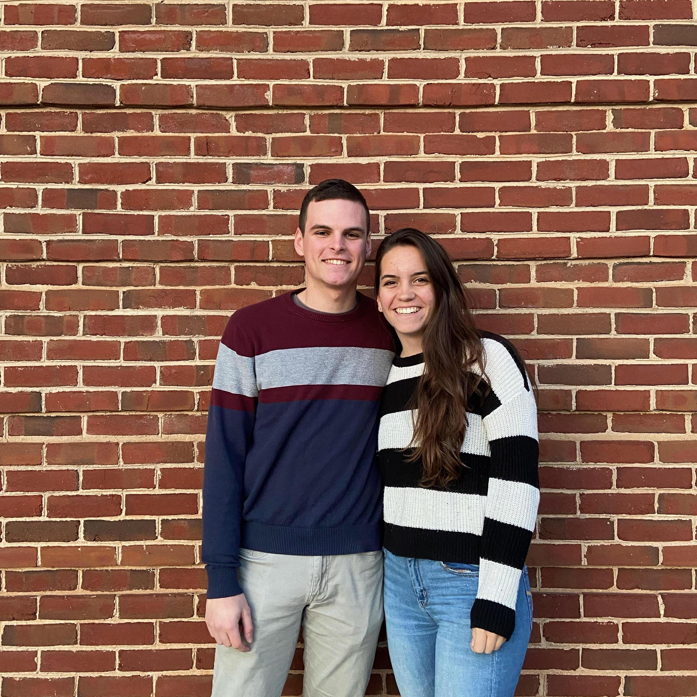One of Daniel and Sarah's first pictures as a couple!
