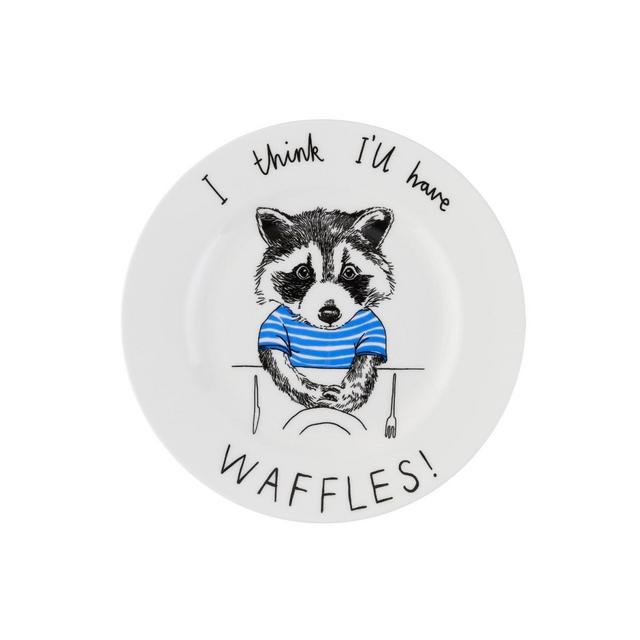 'I Think I'll Have Waffles' Side Plate