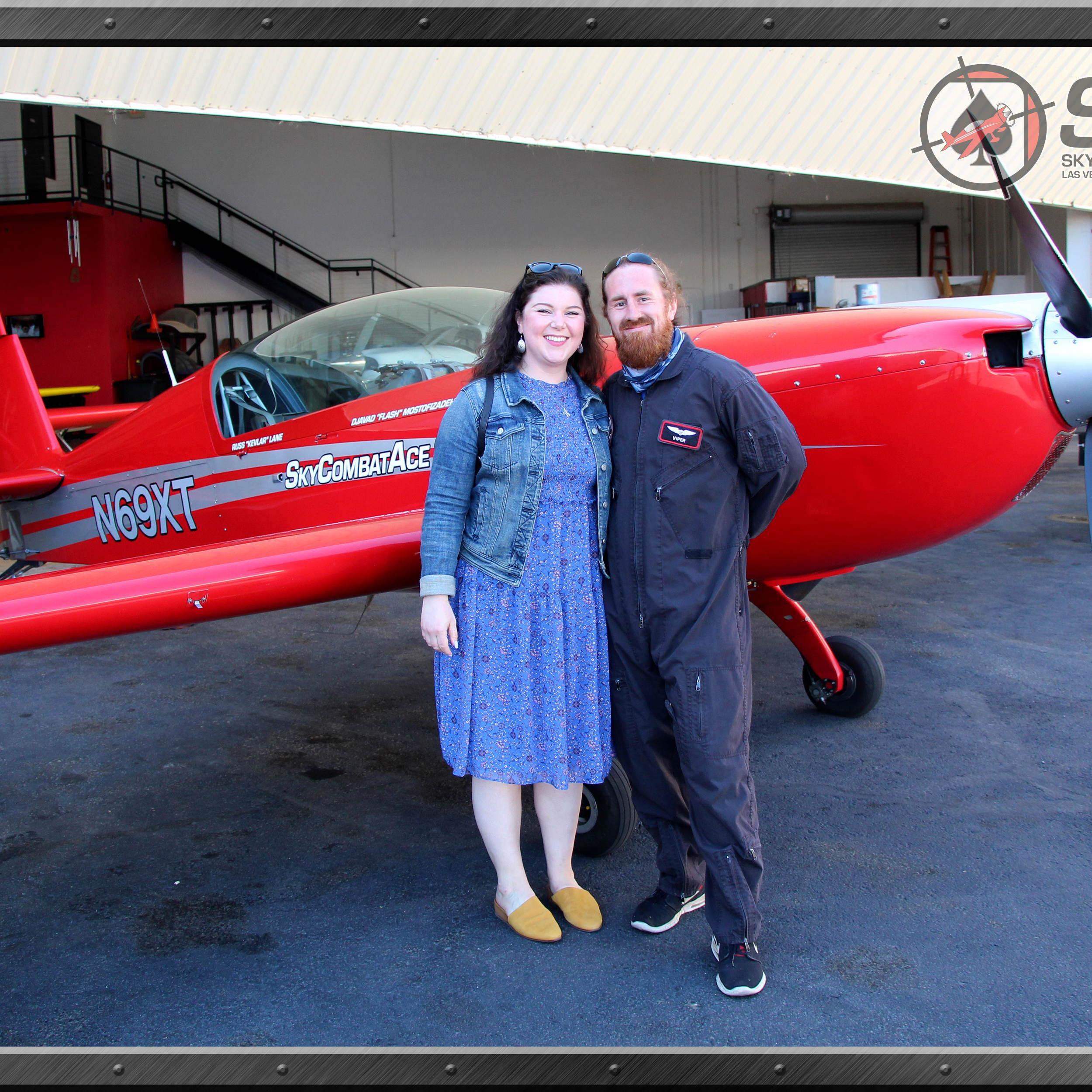 Robert flew a plane in Vegas for his 30th birthday!