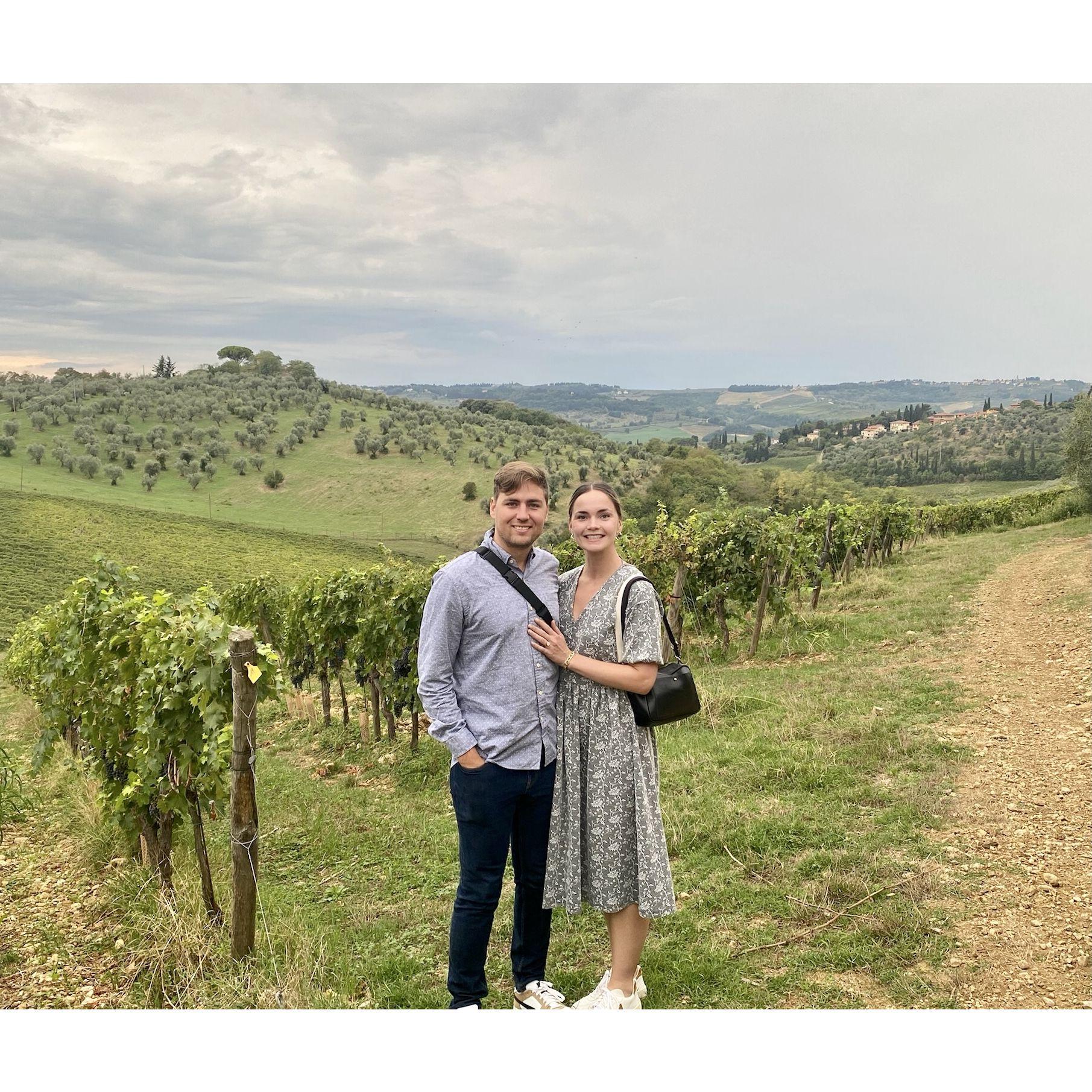 We celebrated our engagement by traveling throughout Italy for two weeks