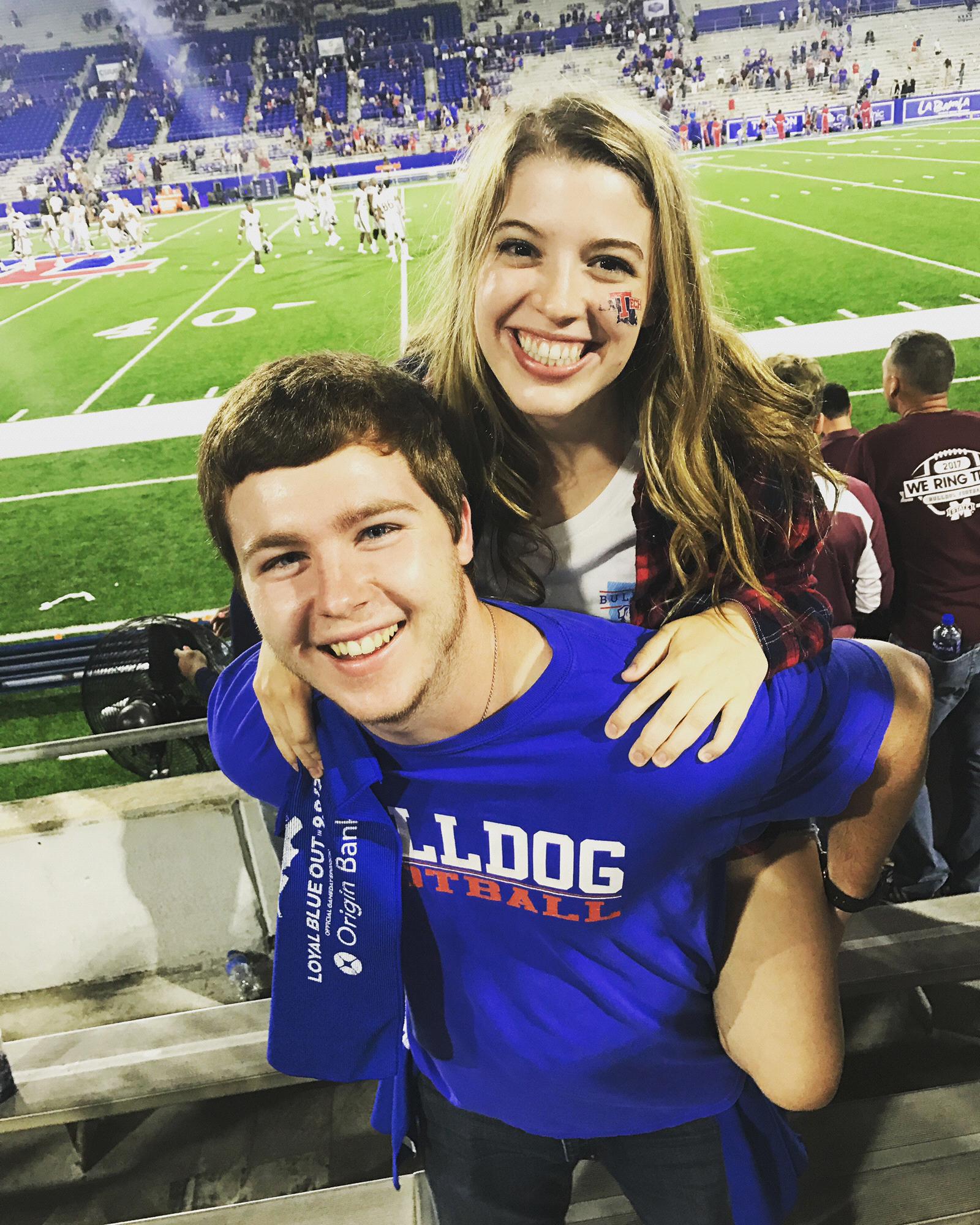 Abby's first Tech game! 2017
