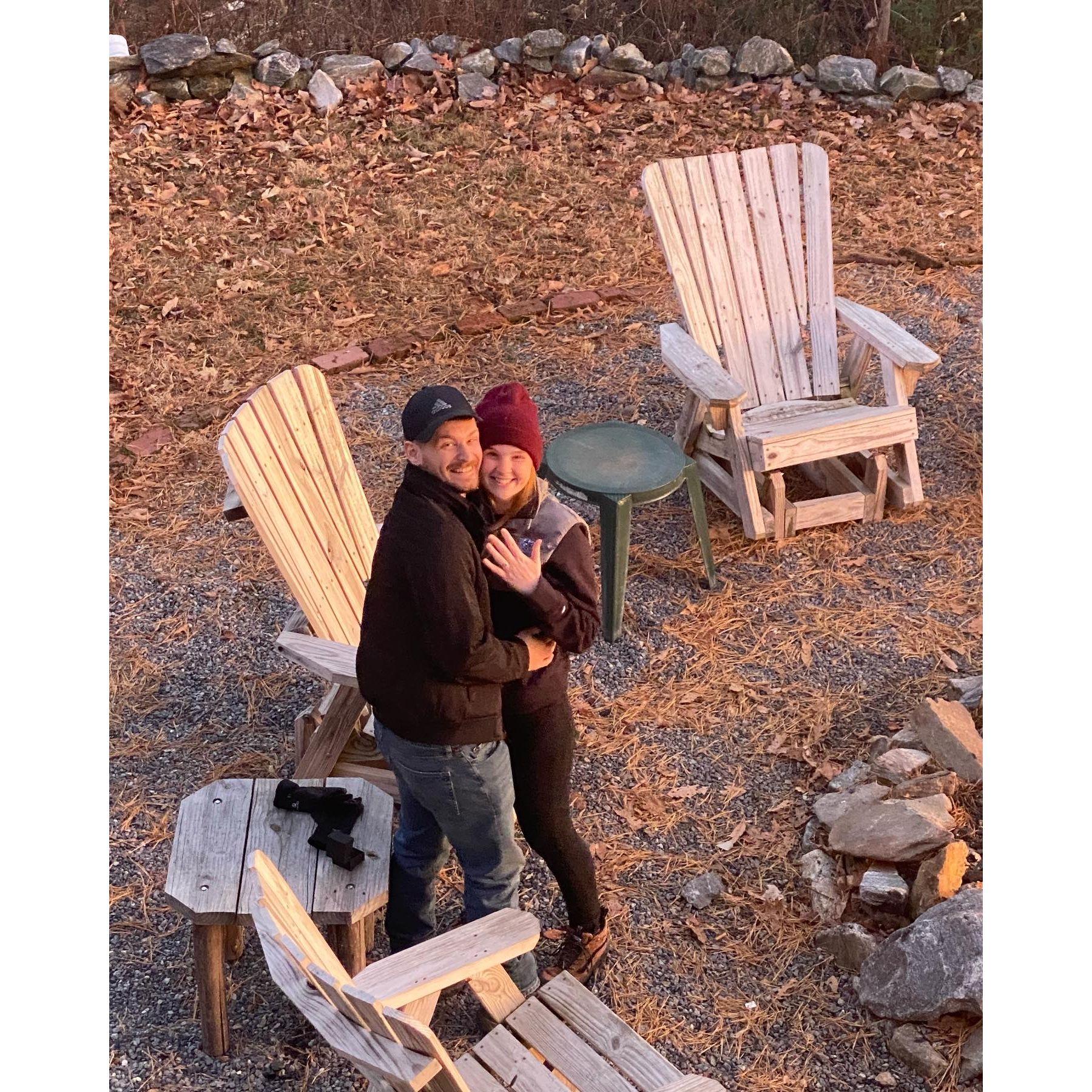 The moment Rob proposed (12.24.2021)