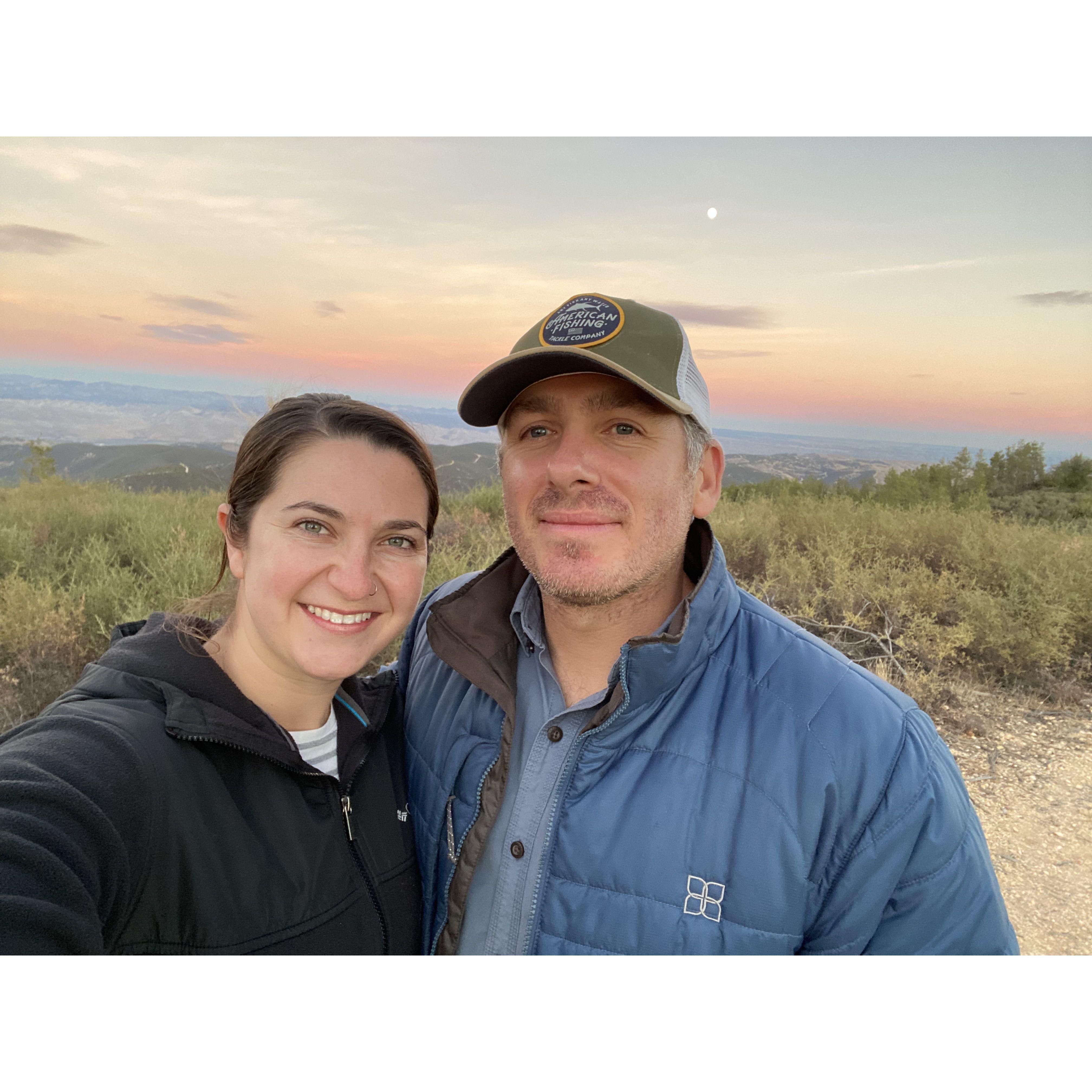 One of our more recent camping trips. Can't wait for a lifetime of traveling and enjoying the outdoors together