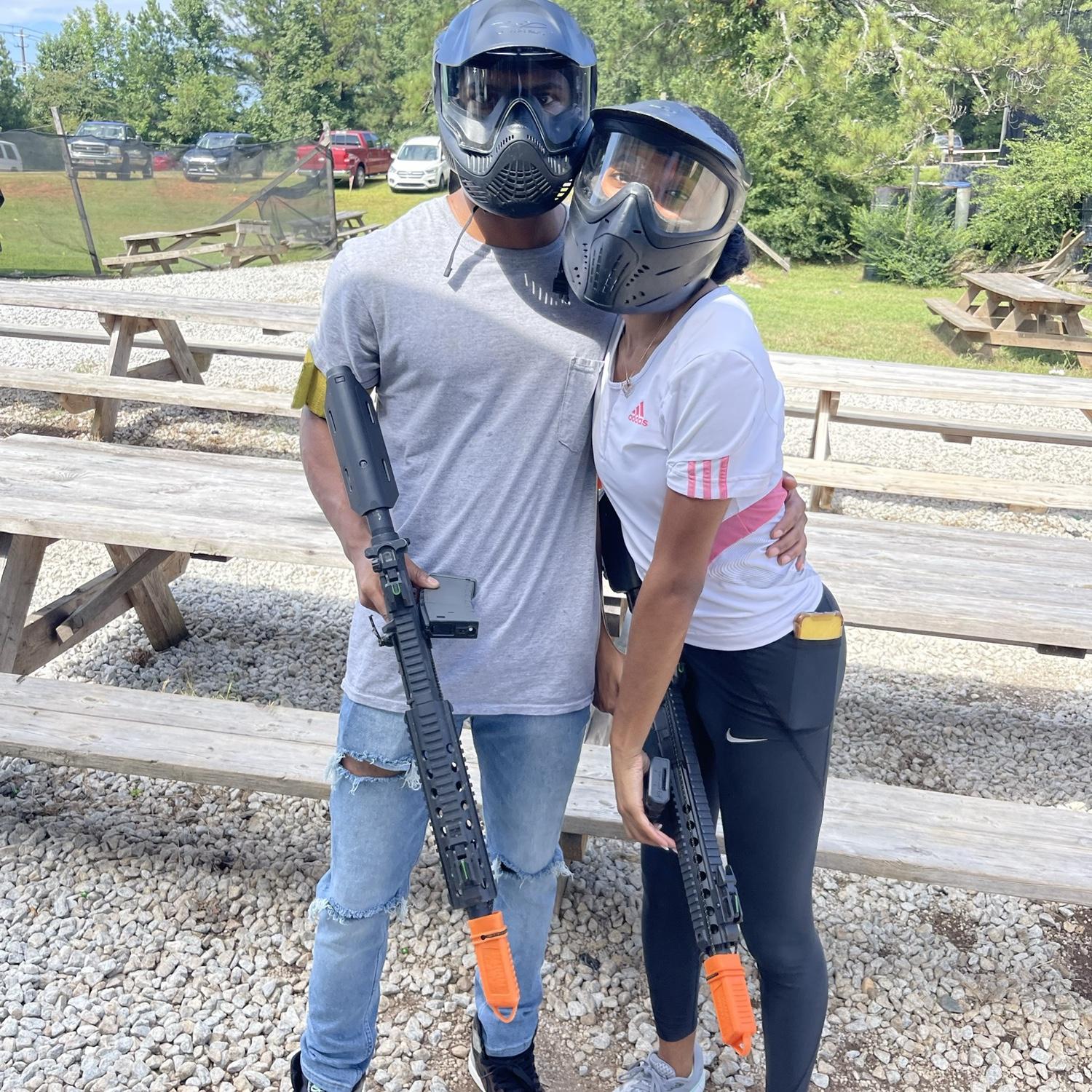 First time Paintballing