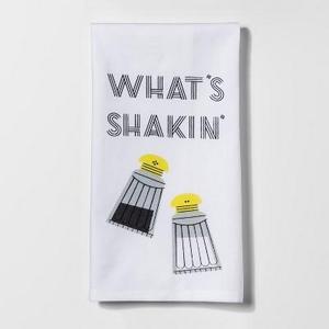 Citrus Pear Geometric Kitchen Towel White - Project 62™