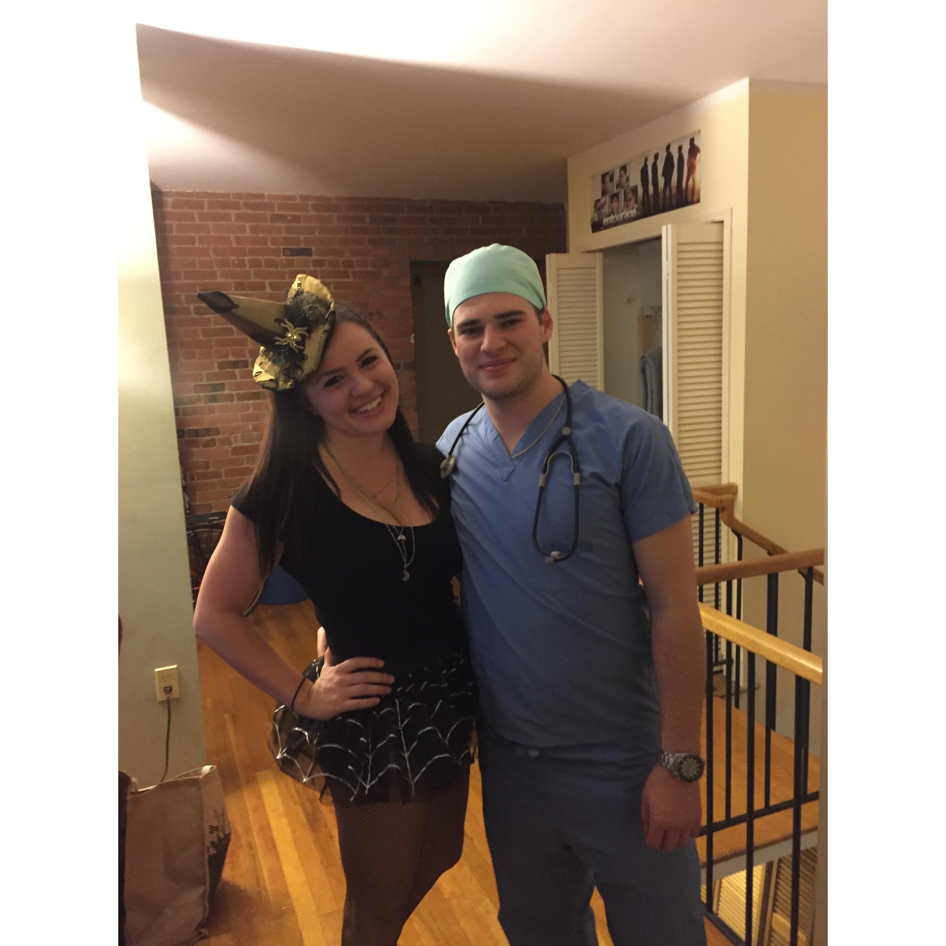 Somehow he was the Doctor this night?