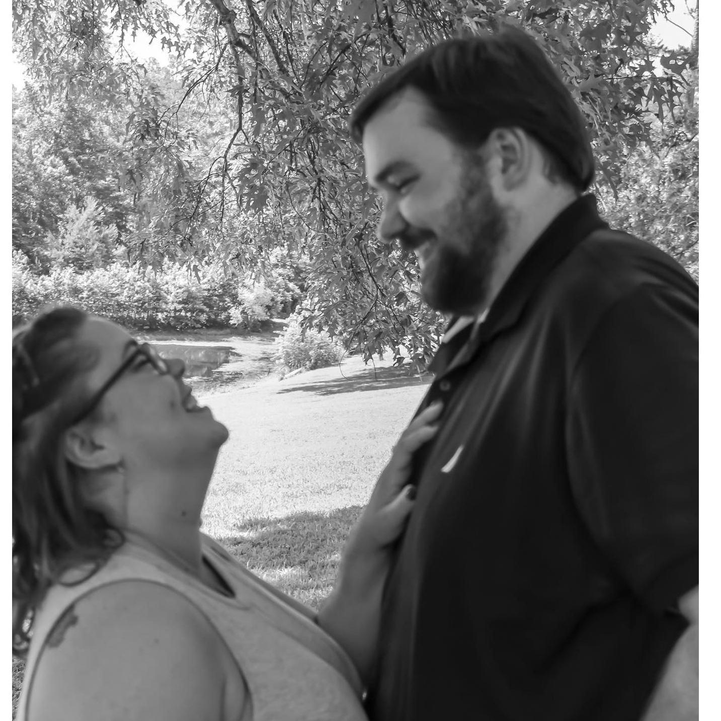 Laughing together is our favorite thing to do!