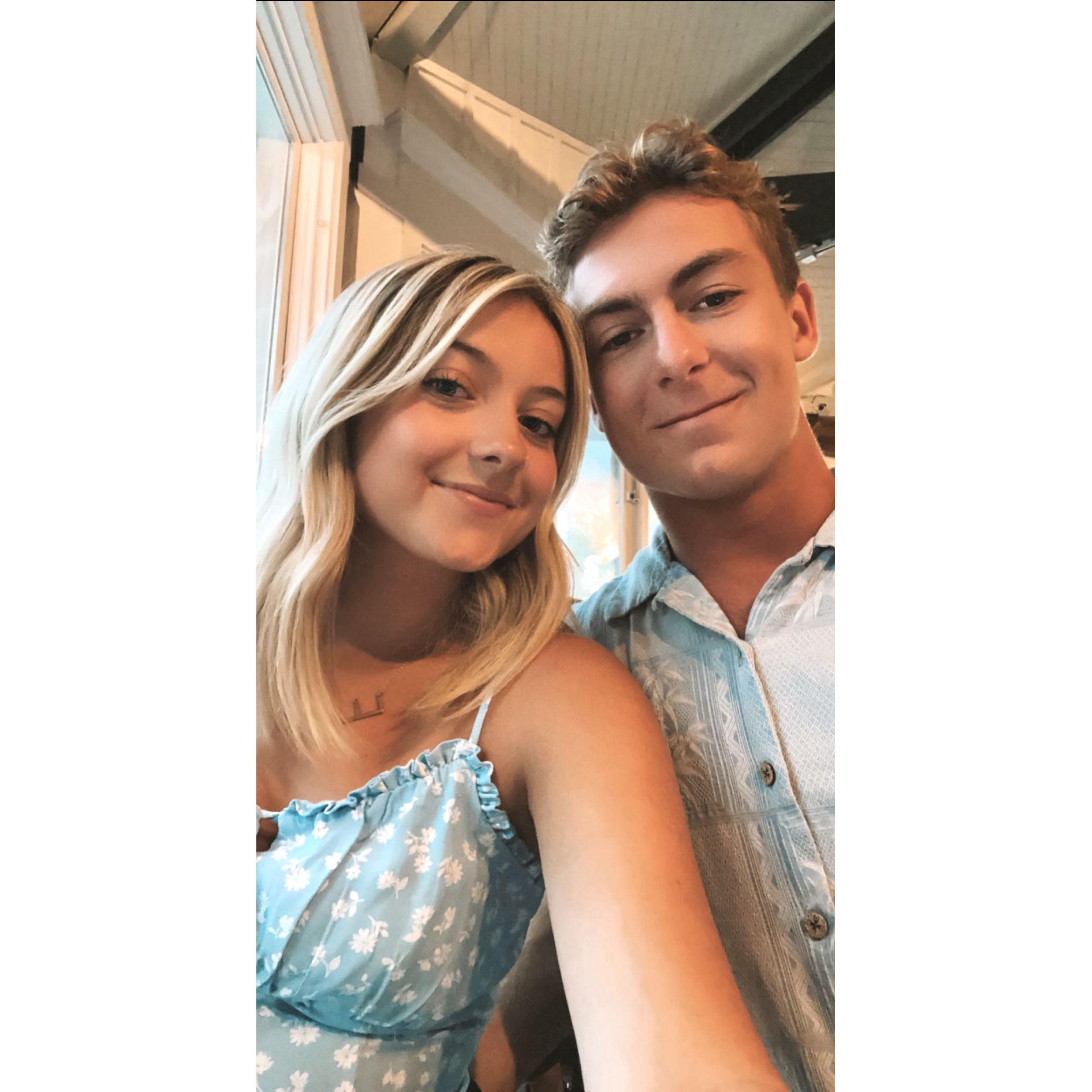 Our first date back in 2021 at North Beach Fish Camp!