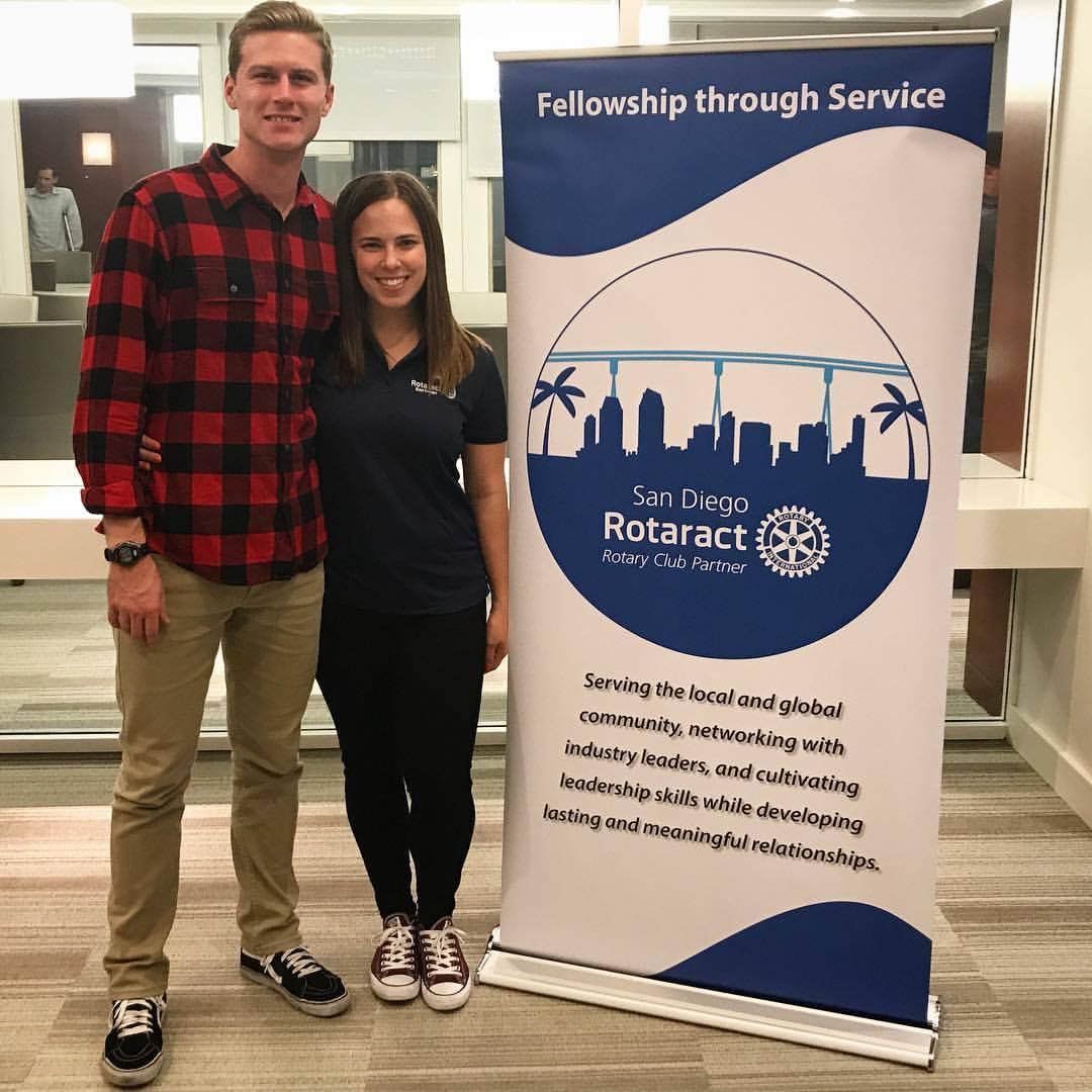 October 2017 when Will became a Rotaractor