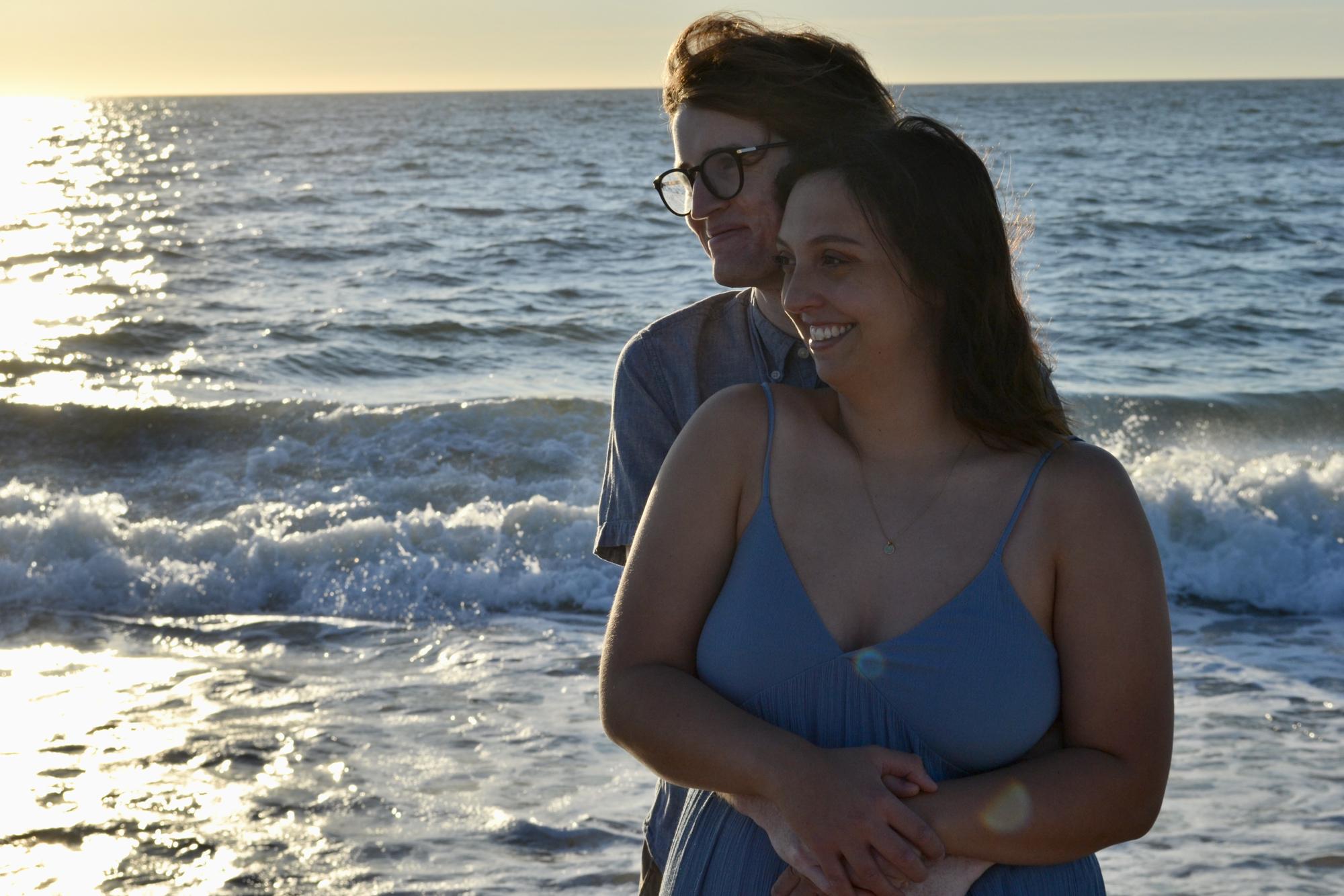 We took our official engagement photos on the beach of Assateague Island on August 13, 2022!