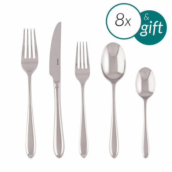 Sambonet Dream 18/10 Stainless Steel 40 Pcs Place Setting for 8 people