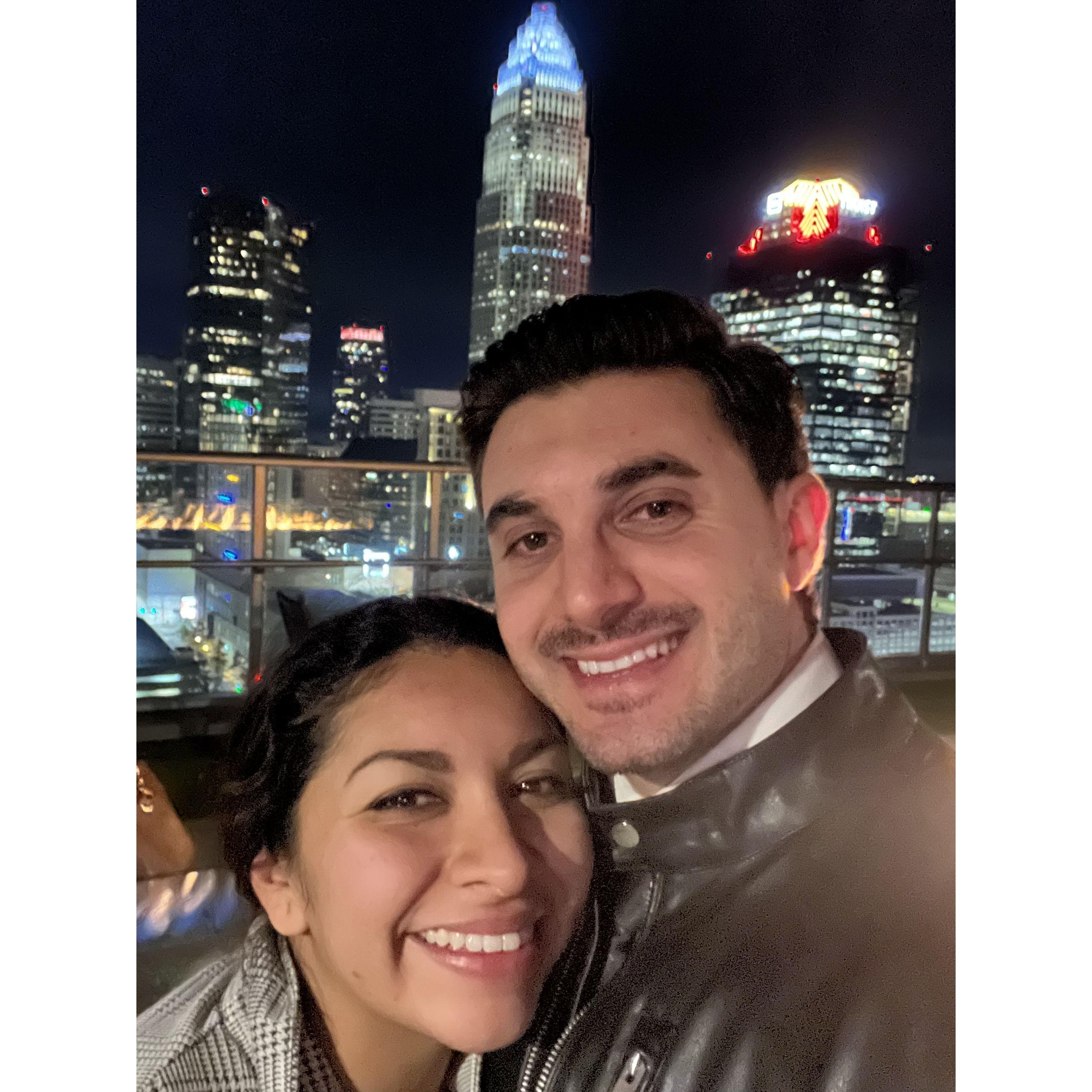 Proposal on the roof!