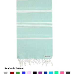 Nature Is Gift Turkish Peshtemal Towels Pestemal Towel Thin Travel Camping Bath Sauna Beach Gym Pool Blanket Fouta Towels 100% Cotton Mint