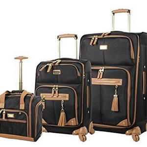 Steve Madden Luggage 3 Piece Softside Spinner Suitcase Set Collection
