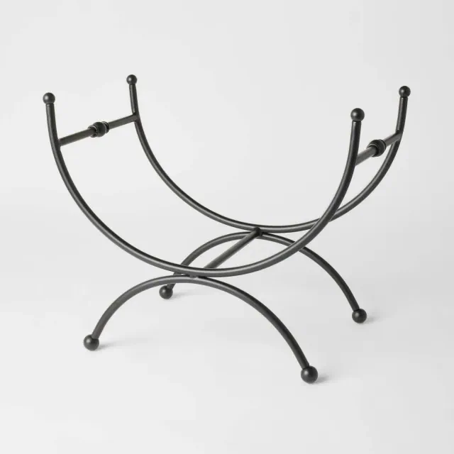 Log Holder Black - Threshold™ designed with Studio McGee