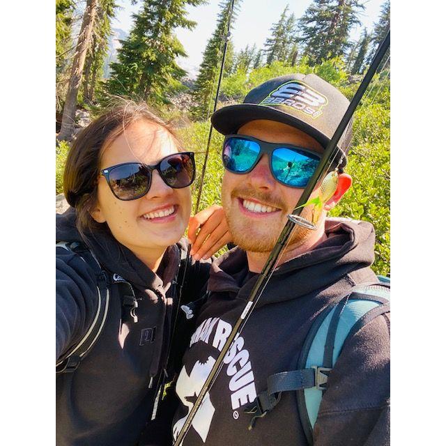 Fishing in Mammoth Mountains.