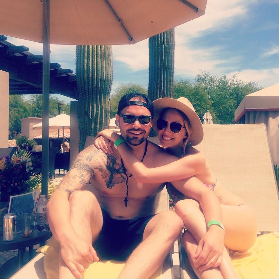 Sun loving at La Paloma.
