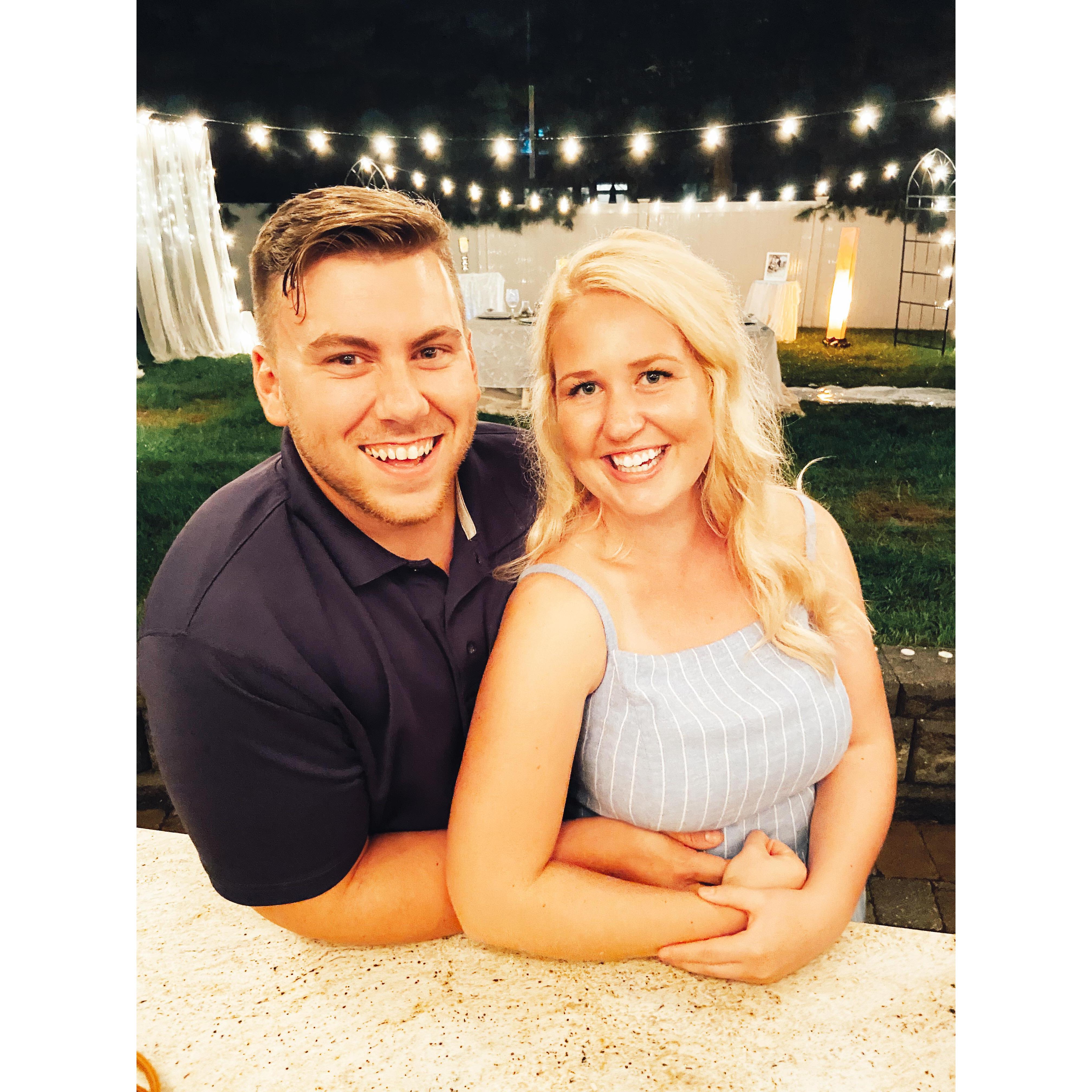 Celebrating a friend's engagement together!