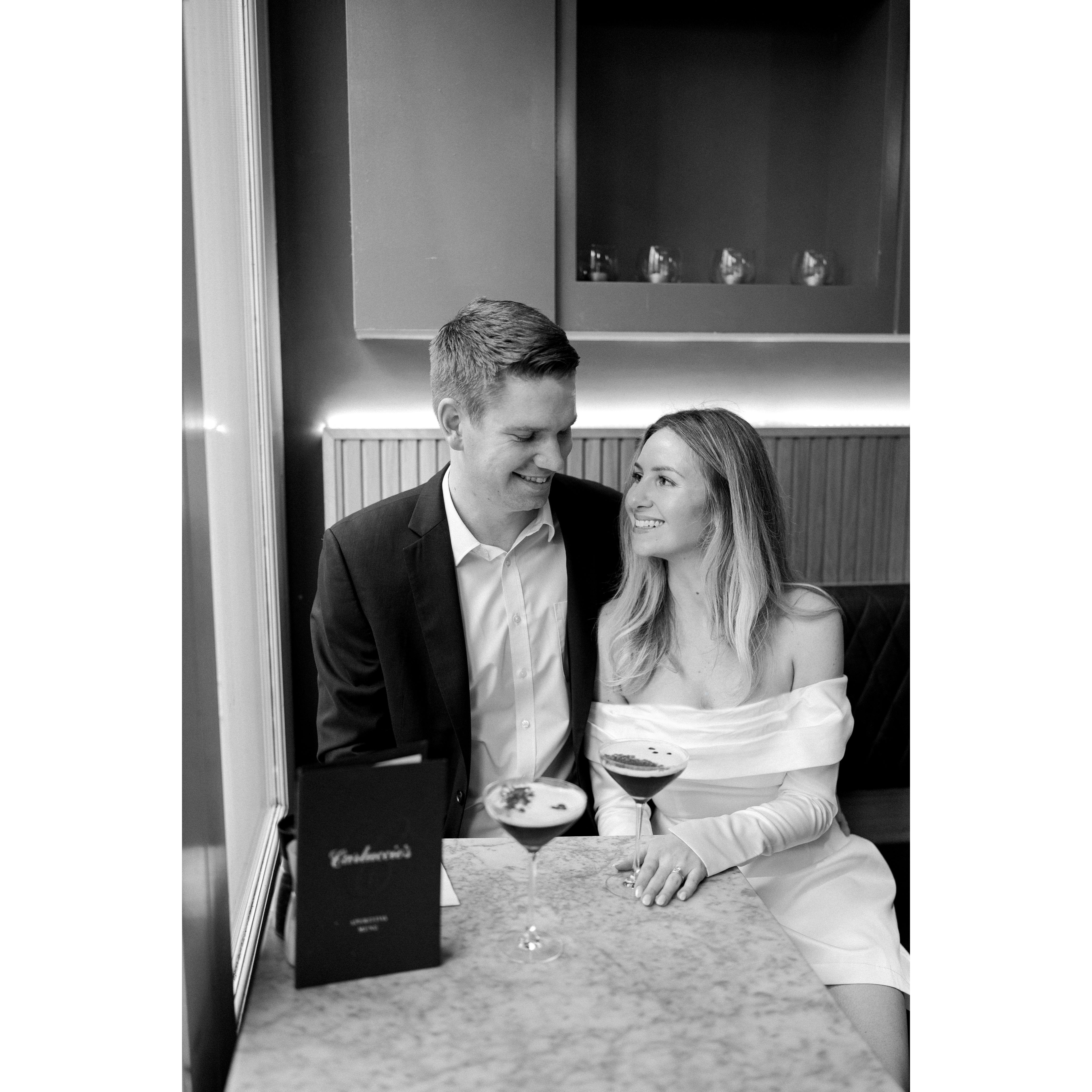 Not much has changed at the restaurant we had our first date at, over 10 years ago