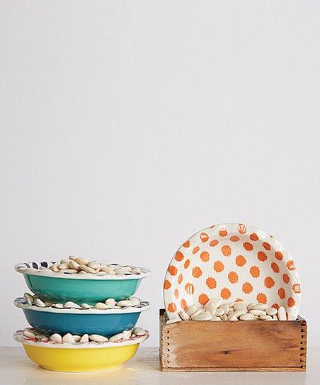 Stoneware Mini Quiche Dish - Set of Four