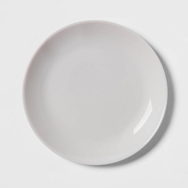 7.4" Glass Salad Plate Gray - Made By Design™