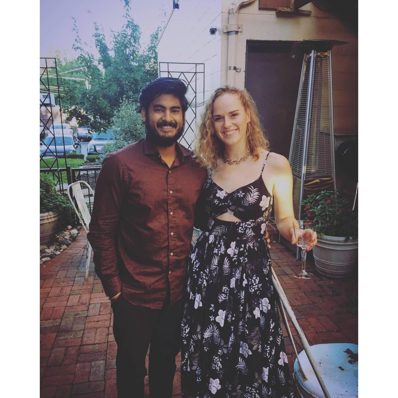 The night Carrie surprised Sahin with a surprise birthday party!