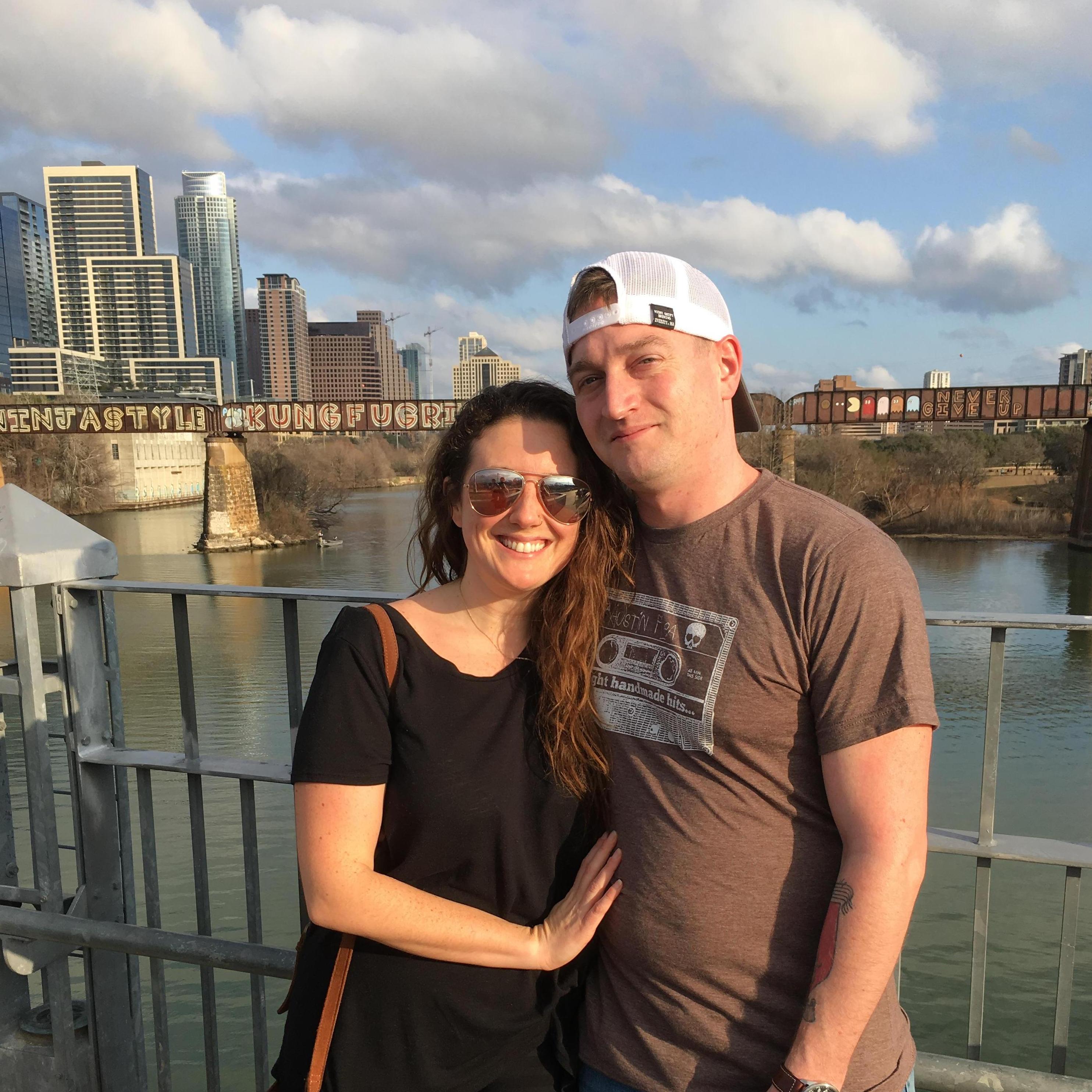 A few hours before we said I love you for the first time. Or as Eric would say, a few hours before the greatest comeback in Super Bowl history...