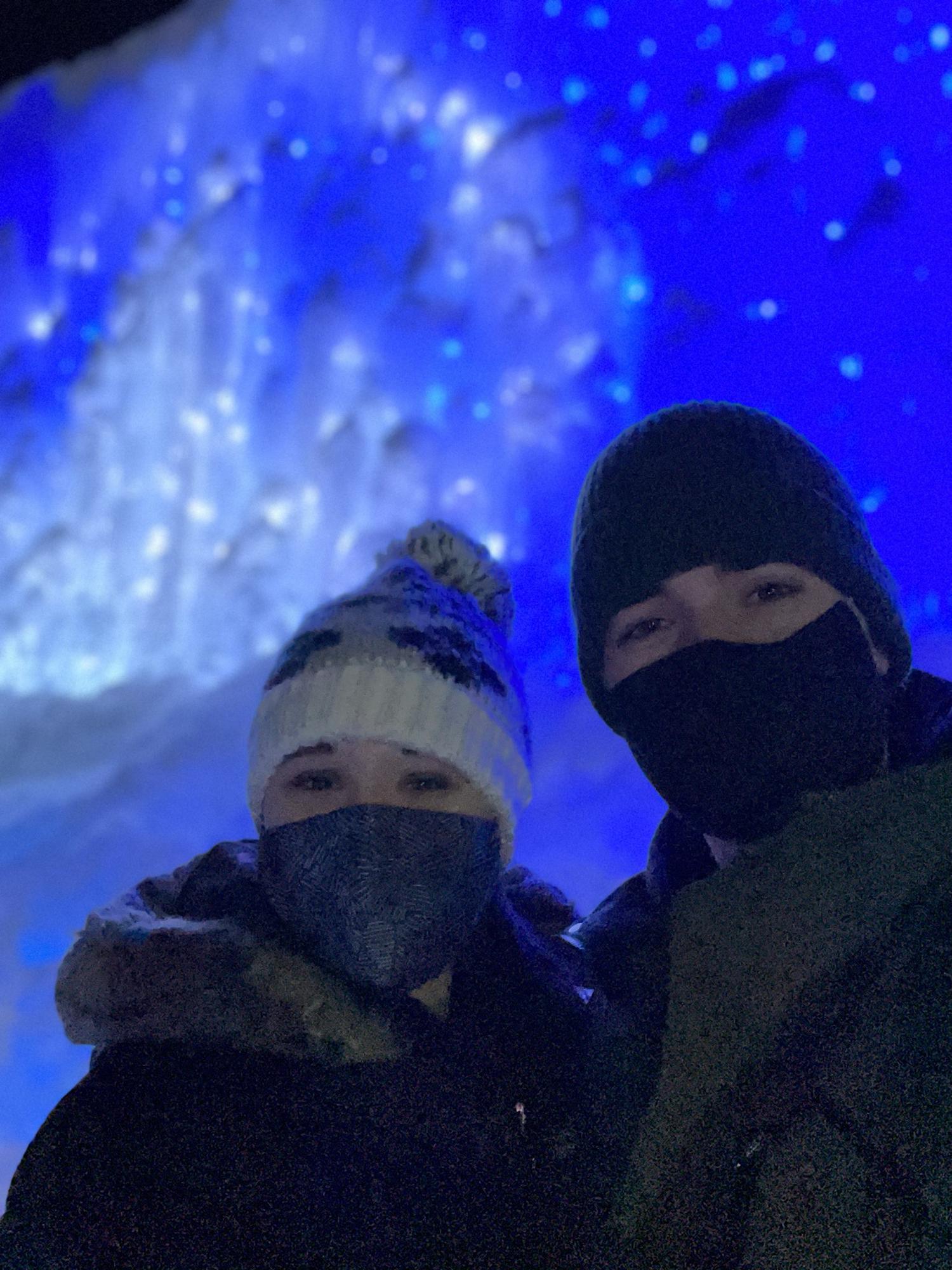 The Ice Castles in Lincoln NH! Winter 2021.