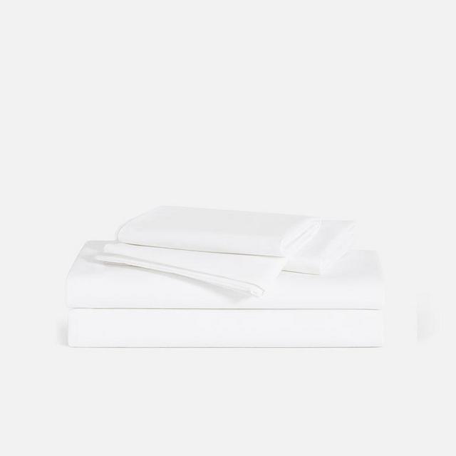 Luxe Core Sheet Set - Queen White