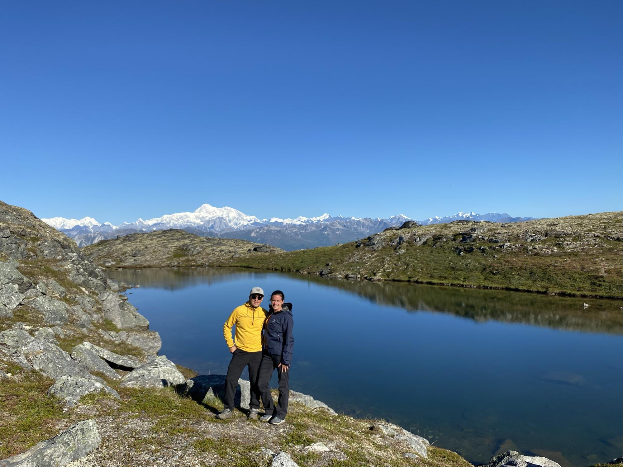 Denali in the background during our exhausting - but fun - three day hike on the Kesugi Ridge Trail.