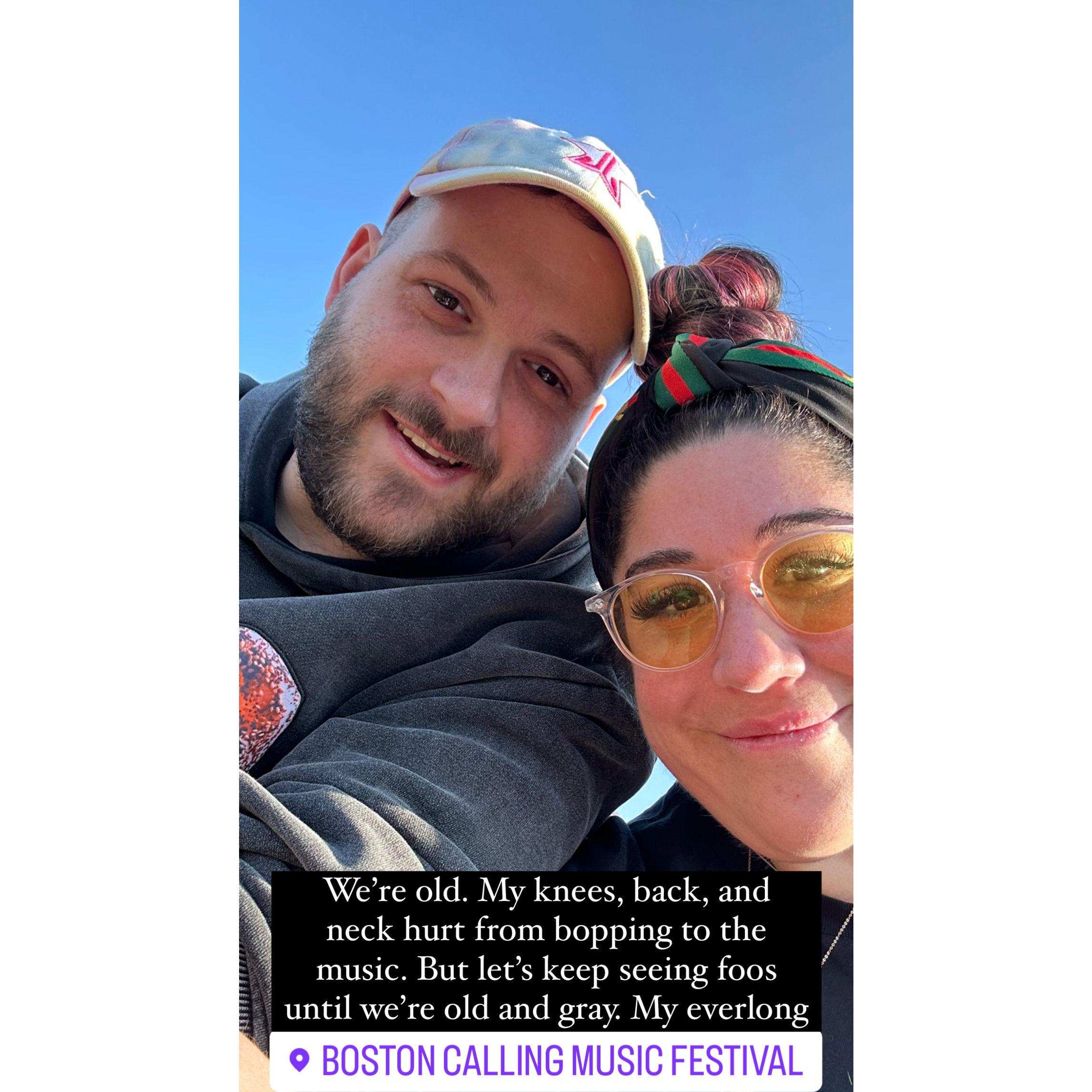 Elder millennials take on a music festival to see Dave Grohl and Foo Fighters!