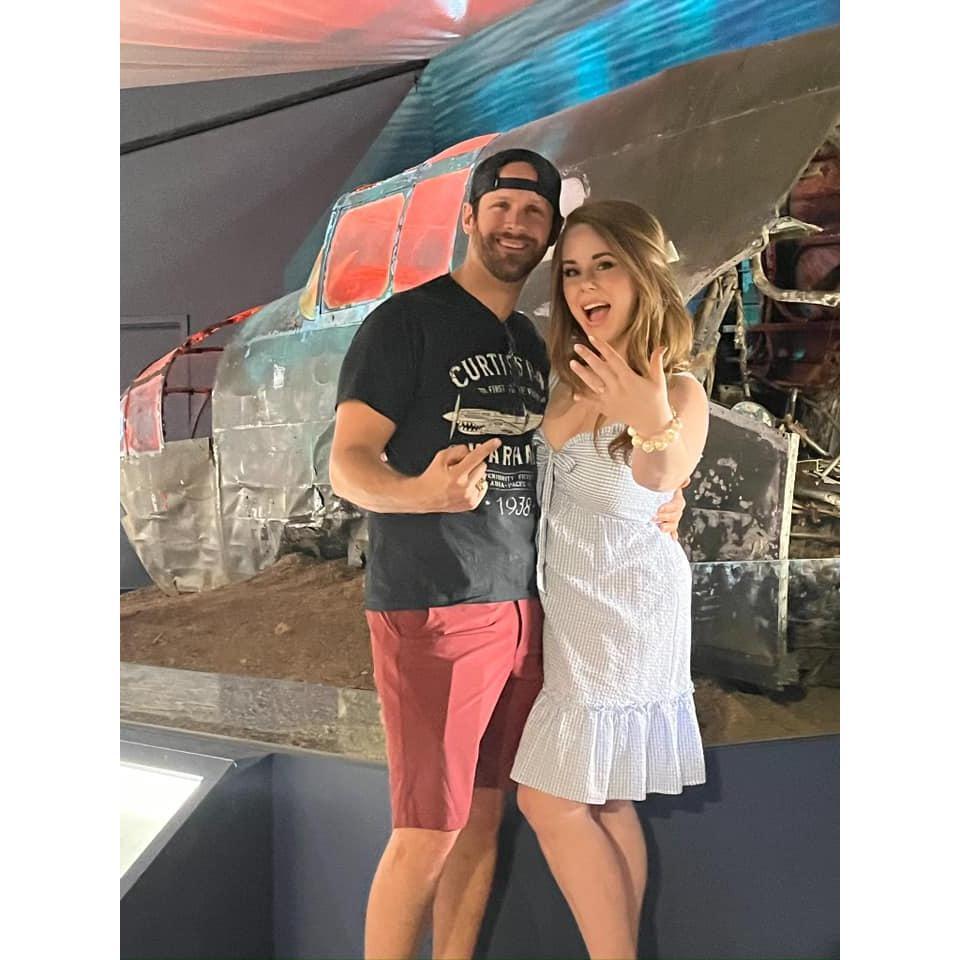 Right after he proposed!