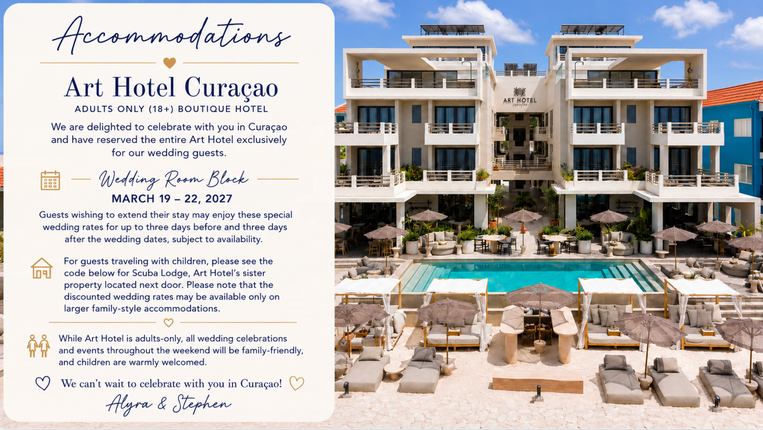 The Wedding Website of Alyra Hoffman and Stephen Hartigan