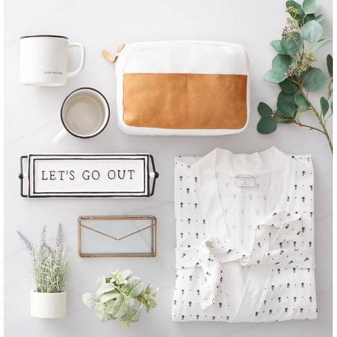 Reversible Sign Let's Go Out / Let's Stay In Cream - Hearth & Hand™ with Magnolia