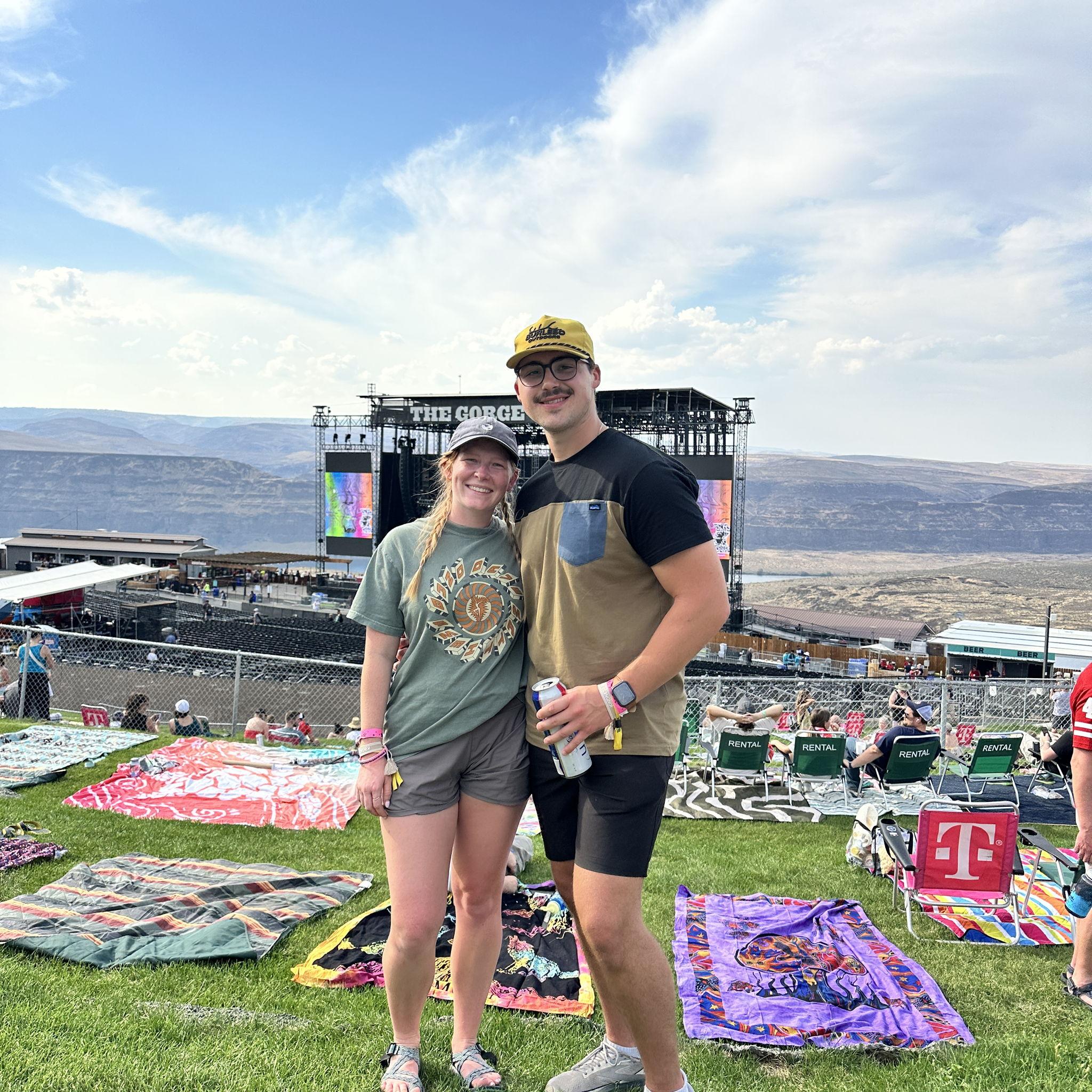 Of course a 3 night Dave Matthews Band show at "The Gorge" in Washington!