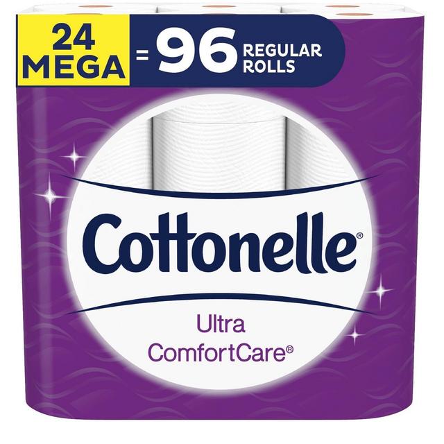 Cottonelle Ultra Comfort Care Toilet Paper - 24 Mega Rolls