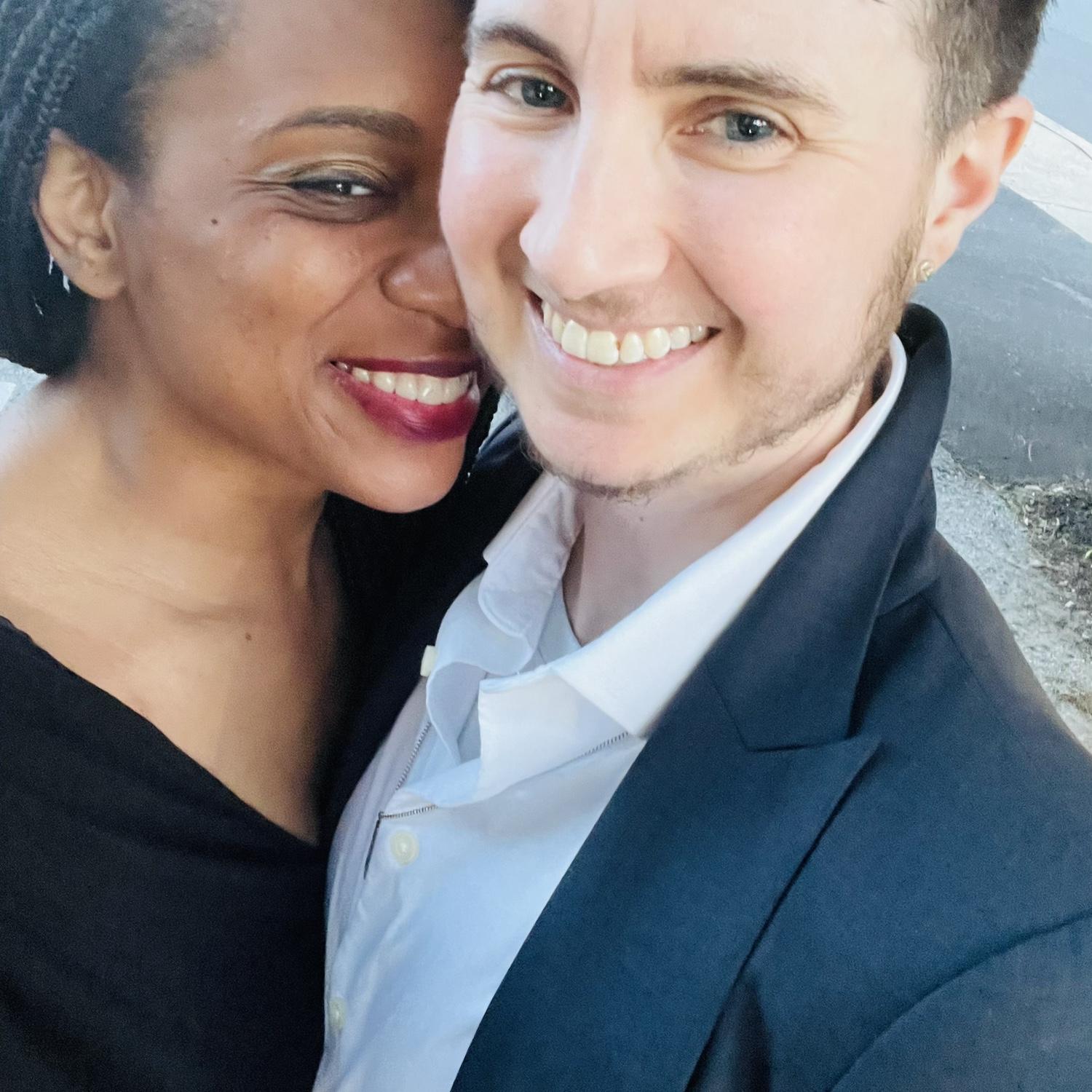 This photo was taken at Columbus Inn in May of 2021. We had been dating “officially” for a month.