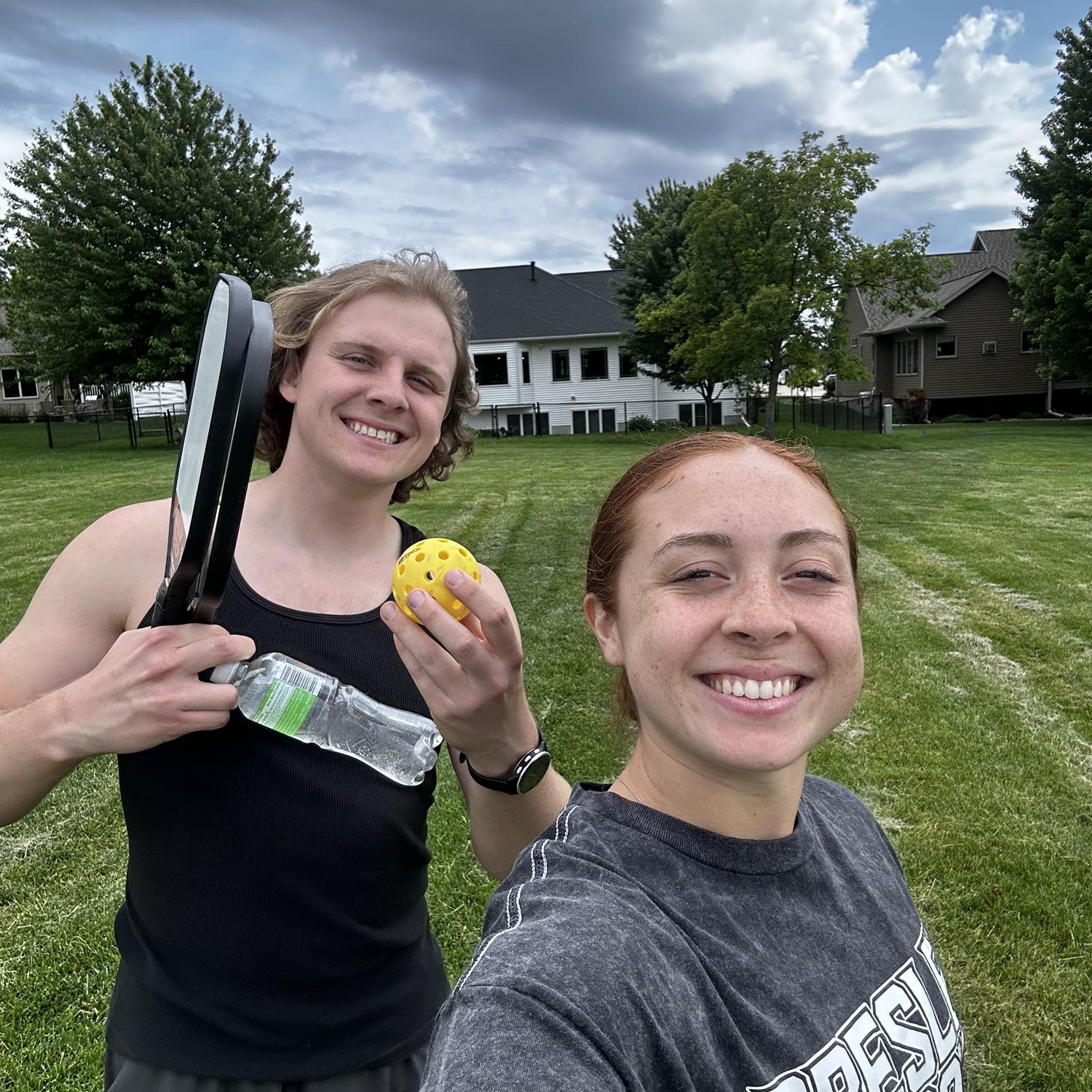 Taken before Hailee beat Luke again 👏