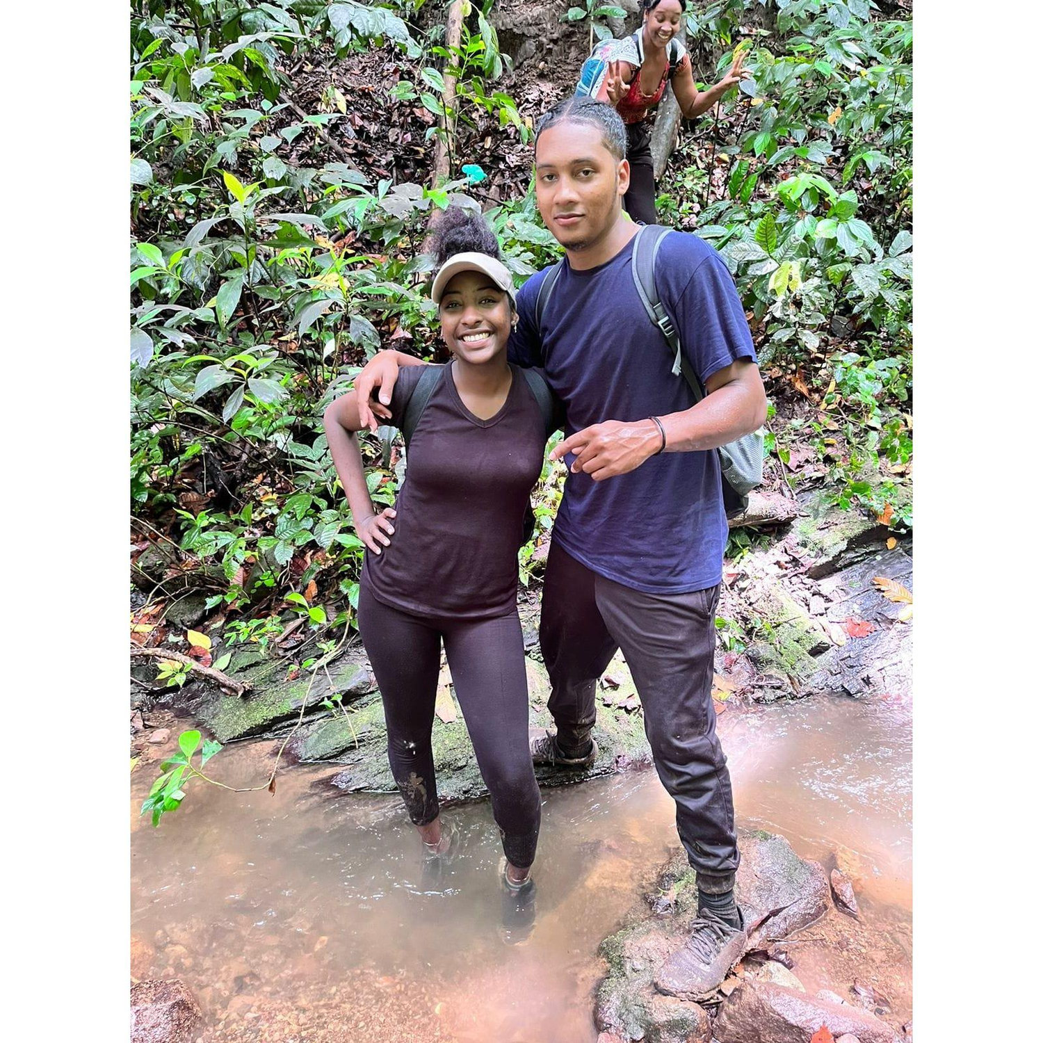First hike! Now we're gym rats! Oh how the time flies.