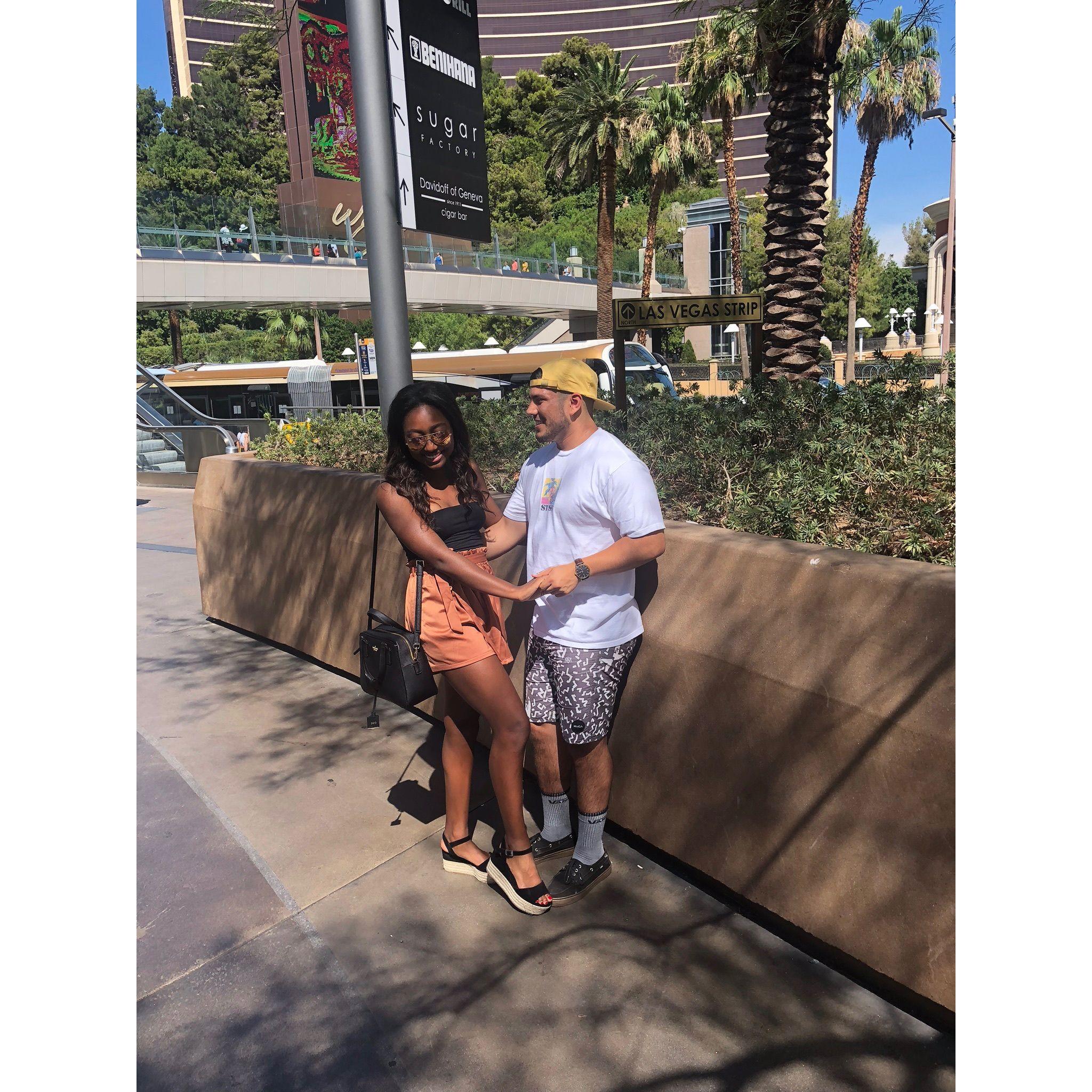 Our first Las Vegas trip together